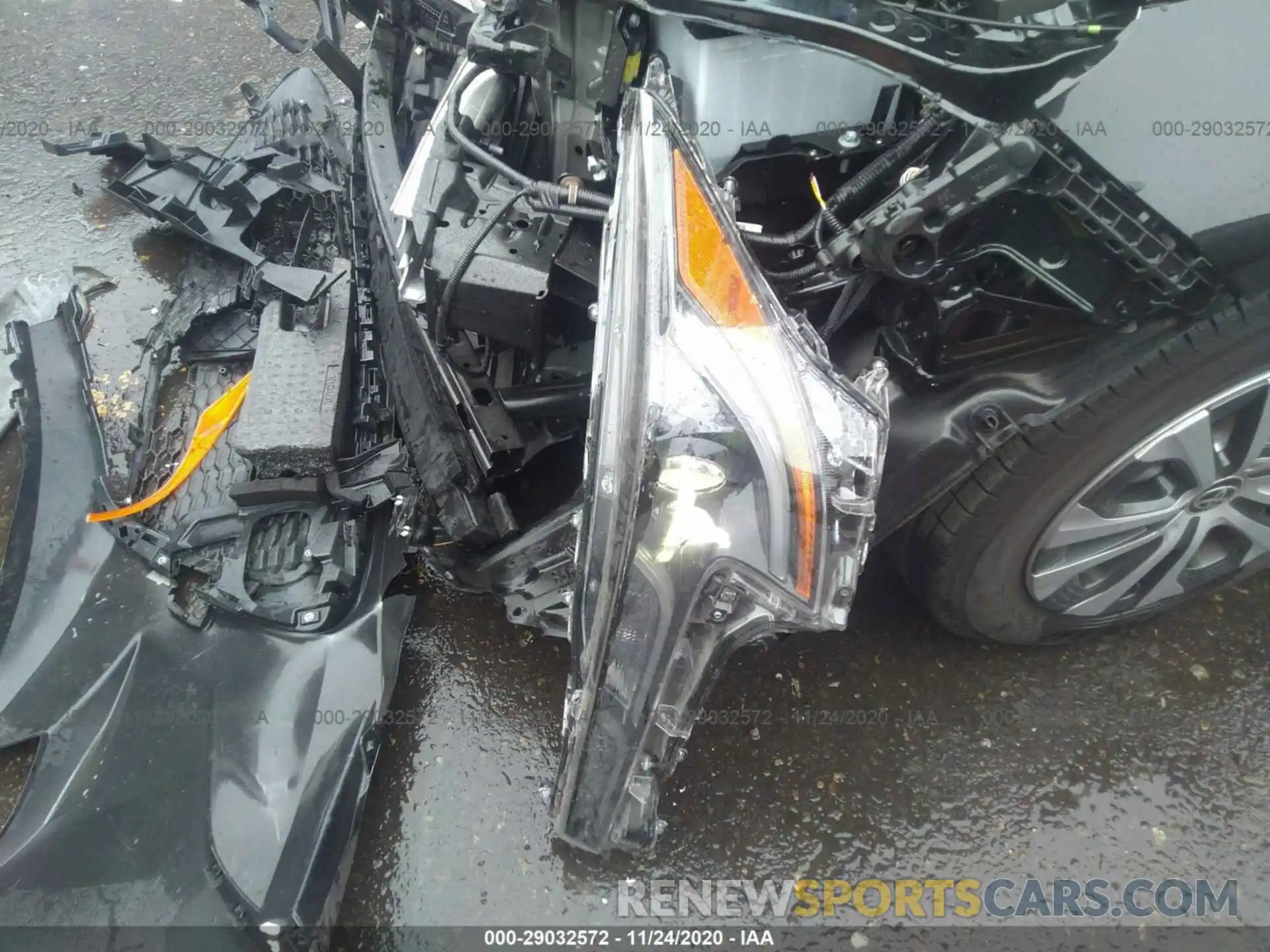 12 Photograph of a damaged car JTDEBRBE0LJ025024 TOYOTA COROLLA 2020