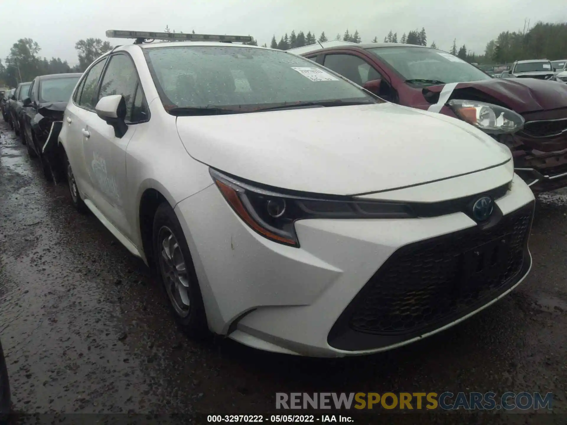 1 Photograph of a damaged car JTDEBRBE0LJ026612 TOYOTA COROLLA 2020