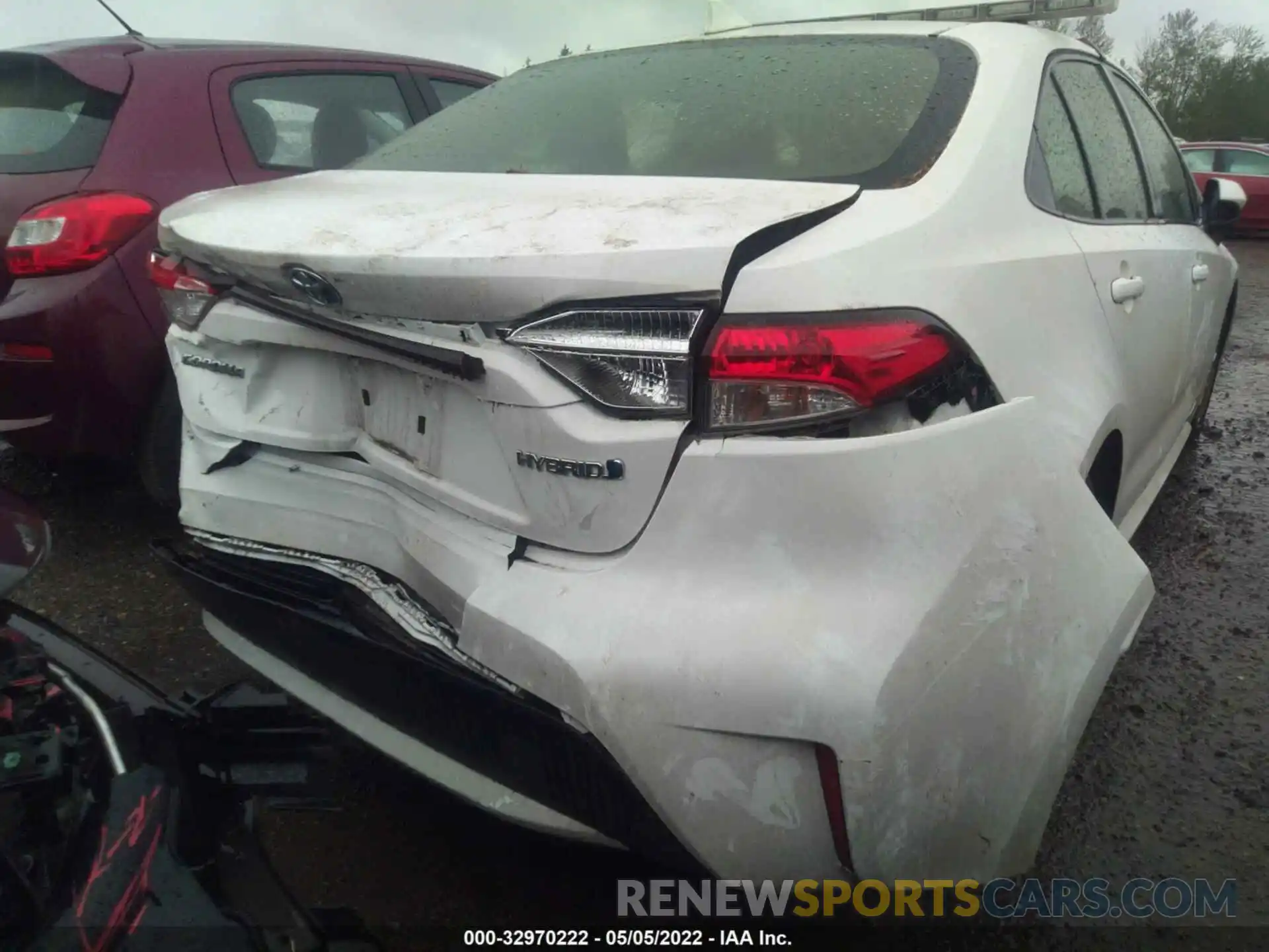 6 Photograph of a damaged car JTDEBRBE0LJ026612 TOYOTA COROLLA 2020