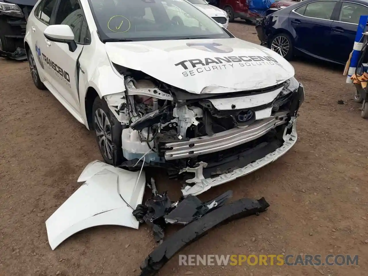 9 Photograph of a damaged car JTDEBRBE0LJ026853 TOYOTA COROLLA 2020