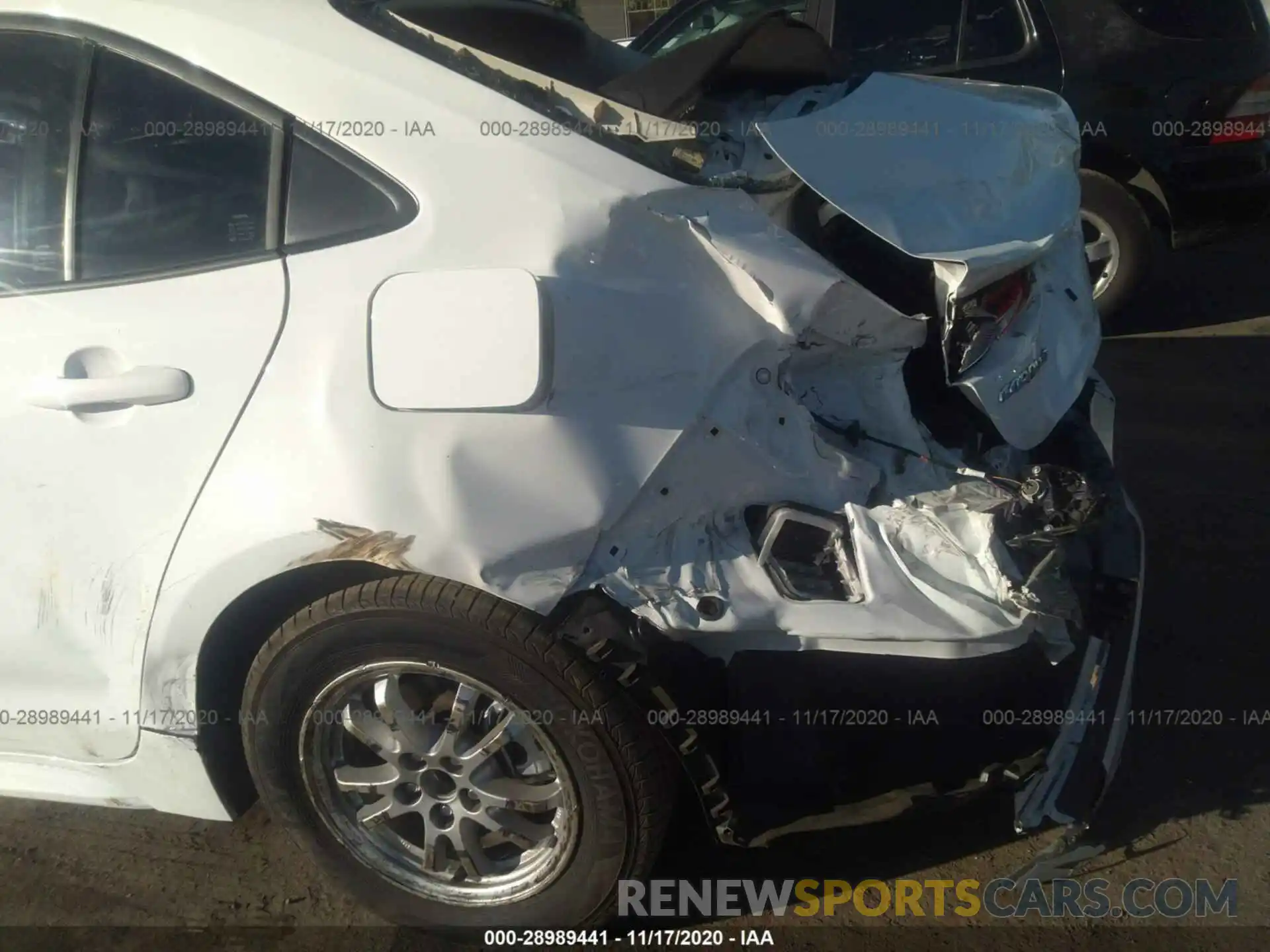 6 Photograph of a damaged car JTDEBRBE0LJ028876 TOYOTA COROLLA 2020