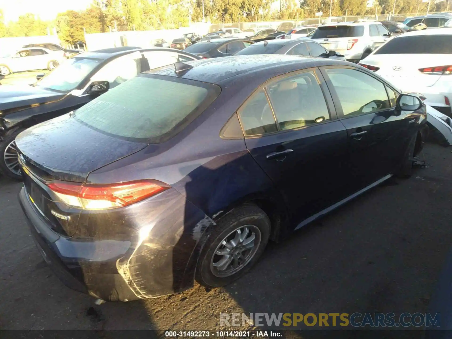 4 Photograph of a damaged car JTDEBRBE0LJ029140 TOYOTA COROLLA 2020