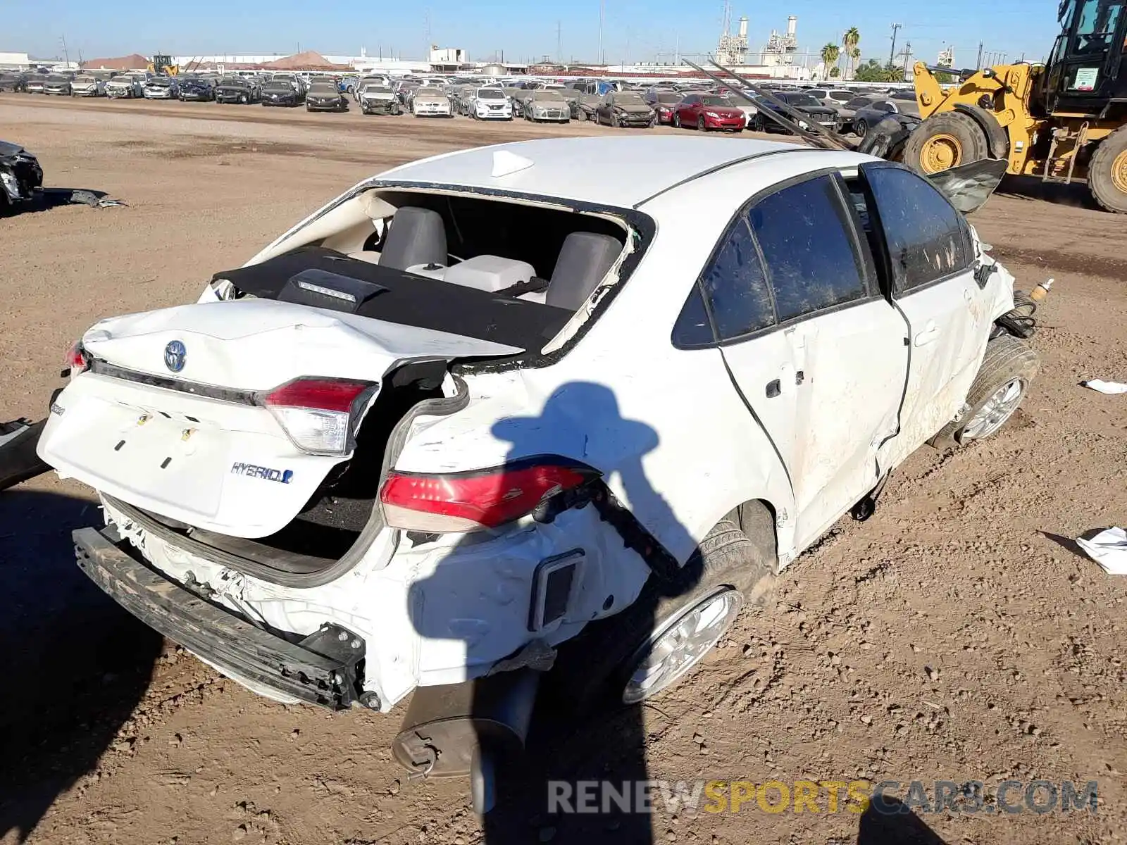 4 Photograph of a damaged car JTDEBRBE0LJ029851 TOYOTA COROLLA 2020