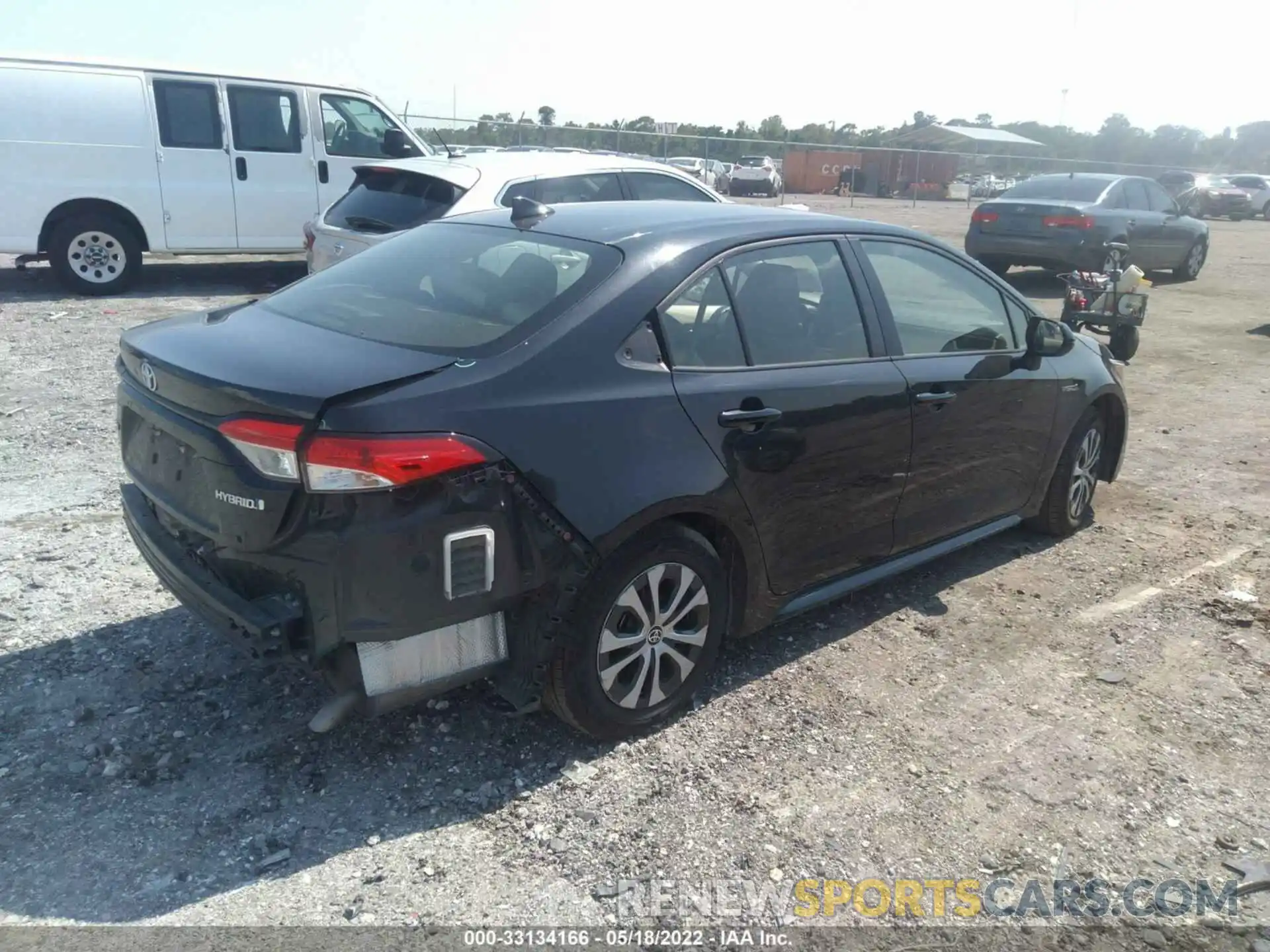 4 Photograph of a damaged car JTDEBRBE0LJ030868 TOYOTA COROLLA 2020