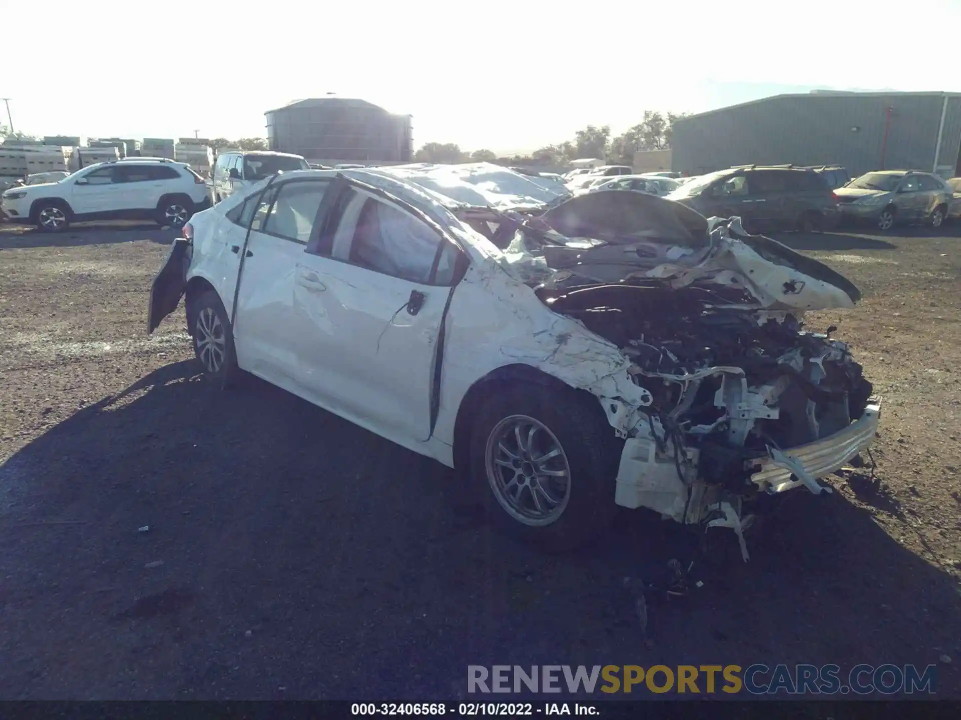 6 Photograph of a damaged car JTDEBRBE0LJ031499 TOYOTA COROLLA 2020