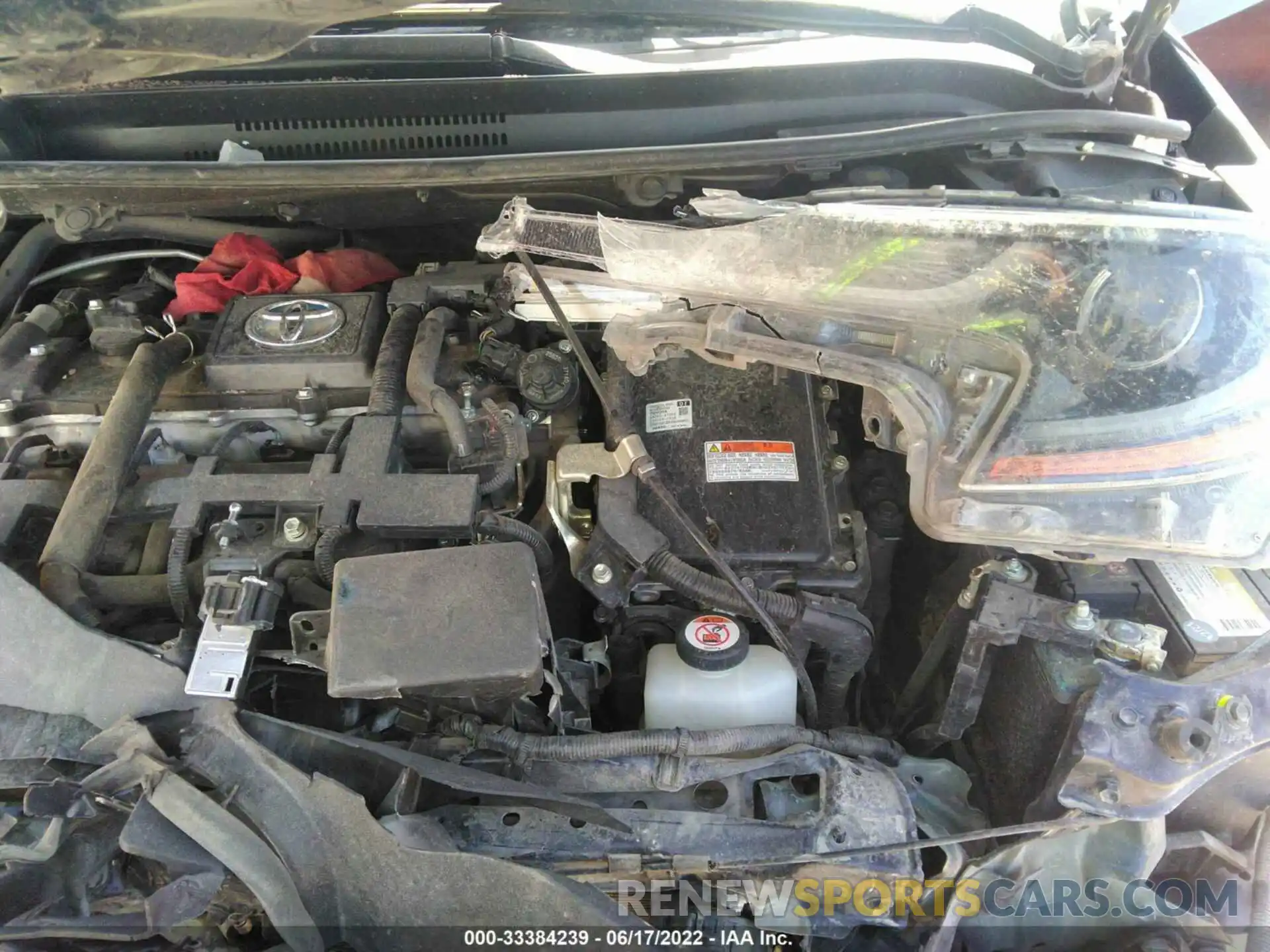 10 Photograph of a damaged car JTDEBRBE1LJ000553 TOYOTA COROLLA 2020