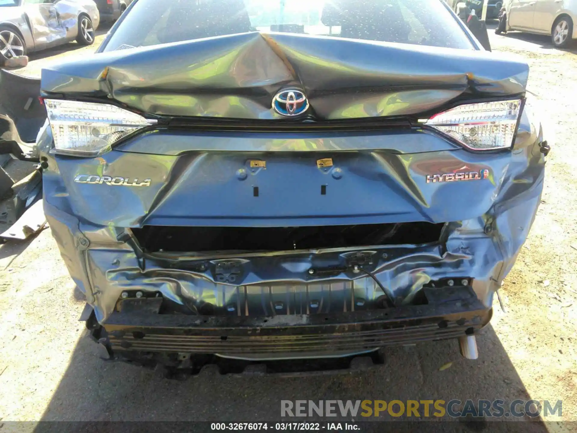 6 Photograph of a damaged car JTDEBRBE1LJ000682 TOYOTA COROLLA 2020