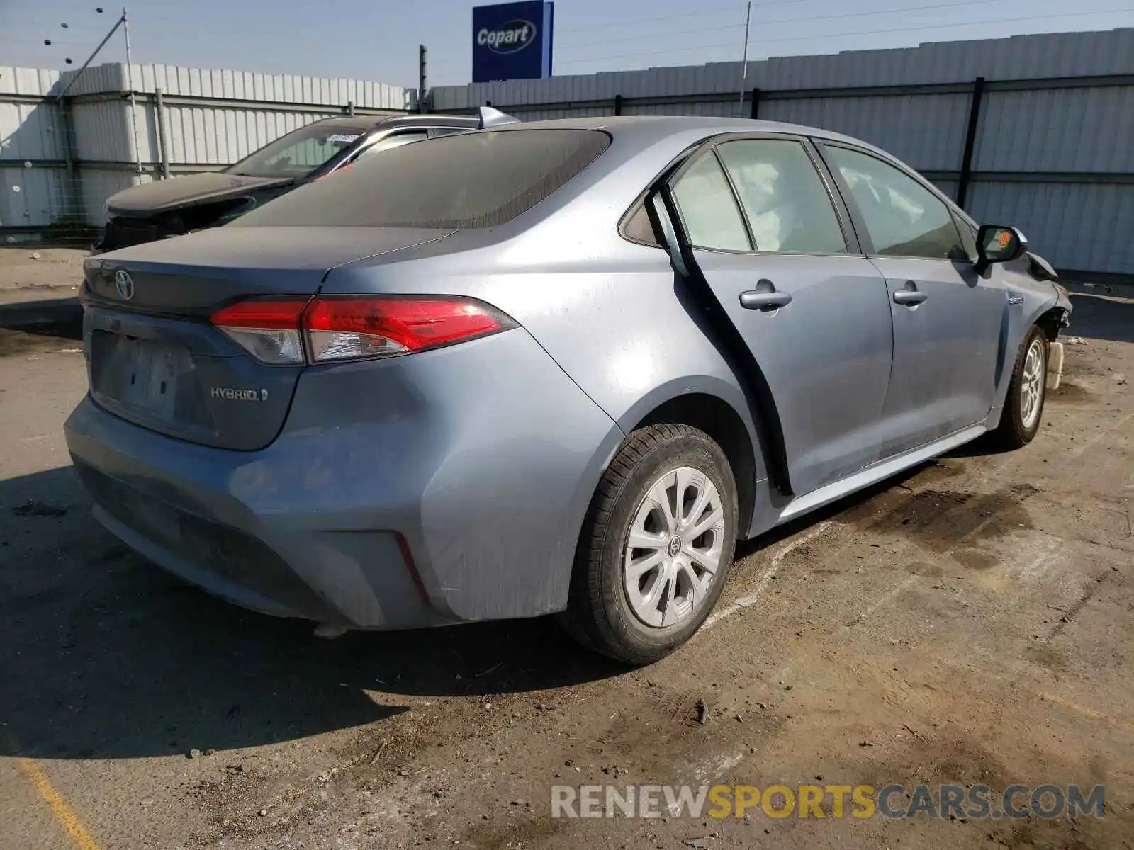 4 Photograph of a damaged car JTDEBRBE1LJ001895 TOYOTA COROLLA 2020