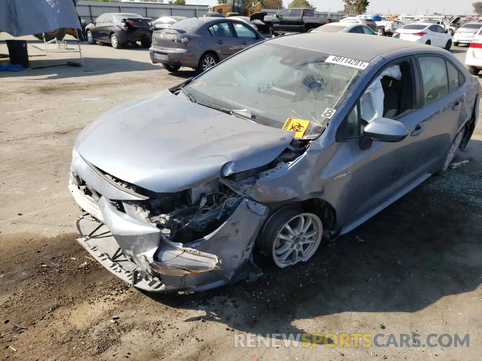 9 Photograph of a damaged car JTDEBRBE1LJ001895 TOYOTA COROLLA 2020