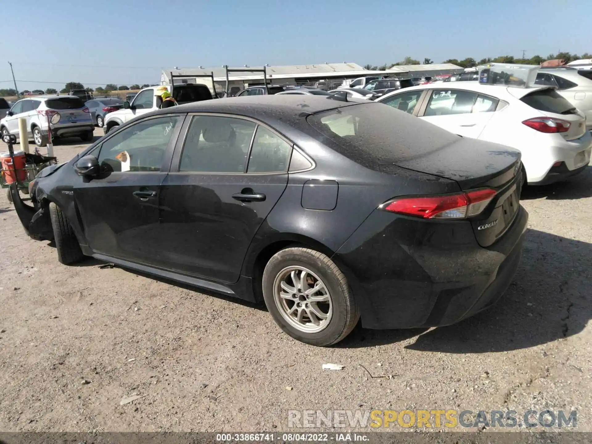 3 Photograph of a damaged car JTDEBRBE1LJ002111 TOYOTA COROLLA 2020