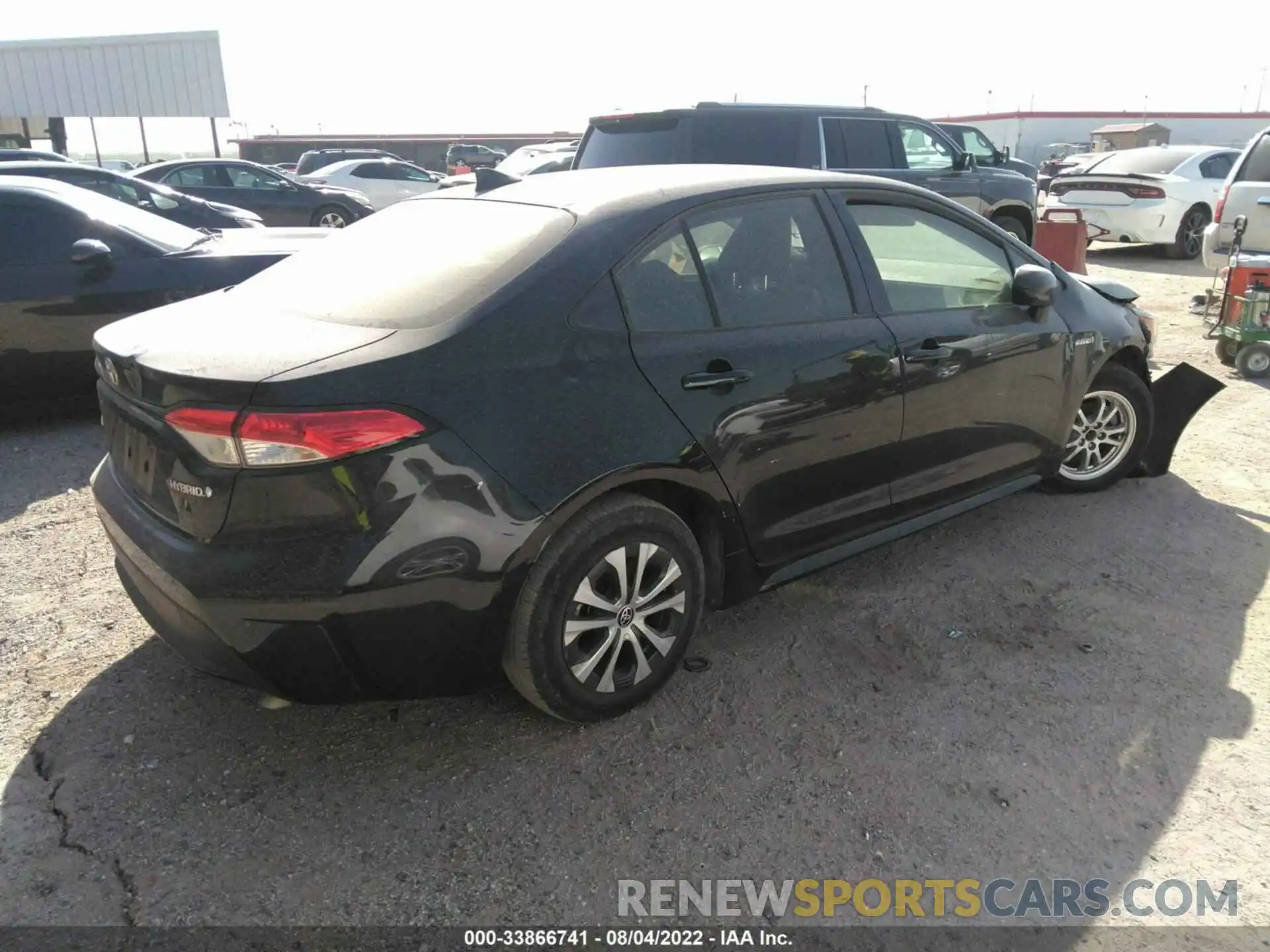 4 Photograph of a damaged car JTDEBRBE1LJ002111 TOYOTA COROLLA 2020