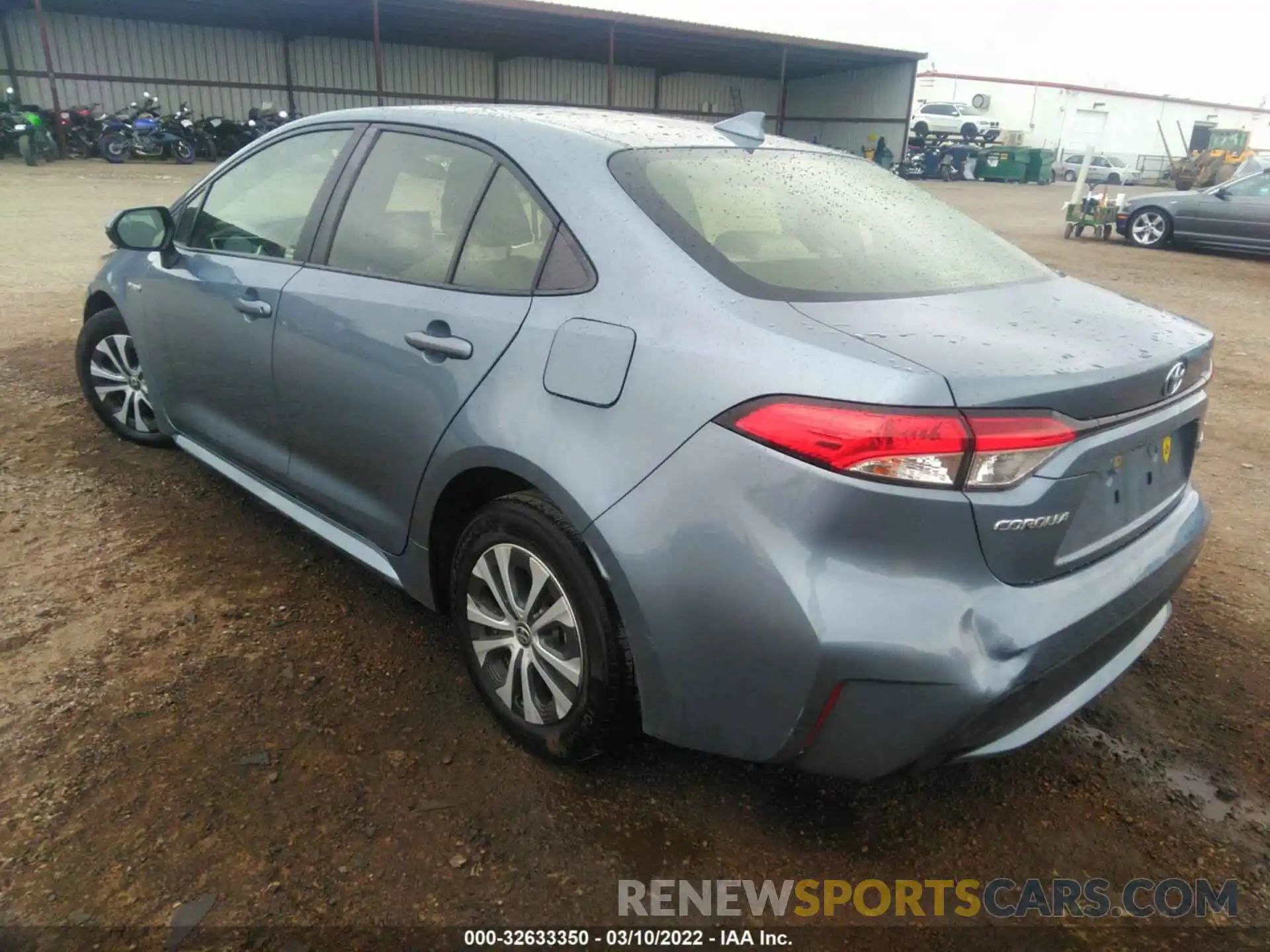 3 Photograph of a damaged car JTDEBRBE1LJ002240 TOYOTA COROLLA 2020