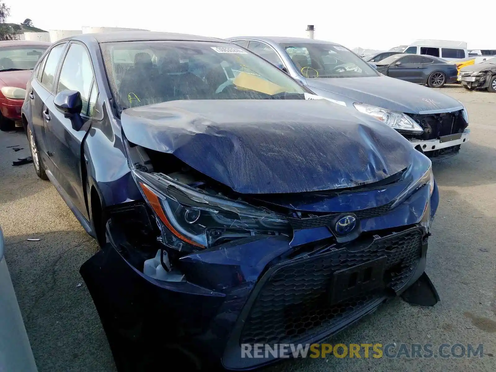 1 Photograph of a damaged car JTDEBRBE1LJ002478 TOYOTA COROLLA 2020