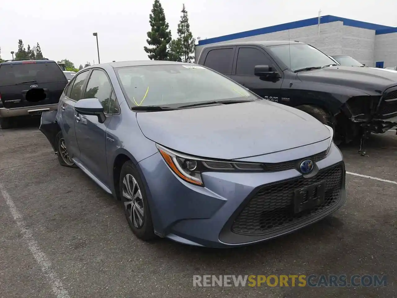 1 Photograph of a damaged car JTDEBRBE1LJ002867 TOYOTA COROLLA 2020