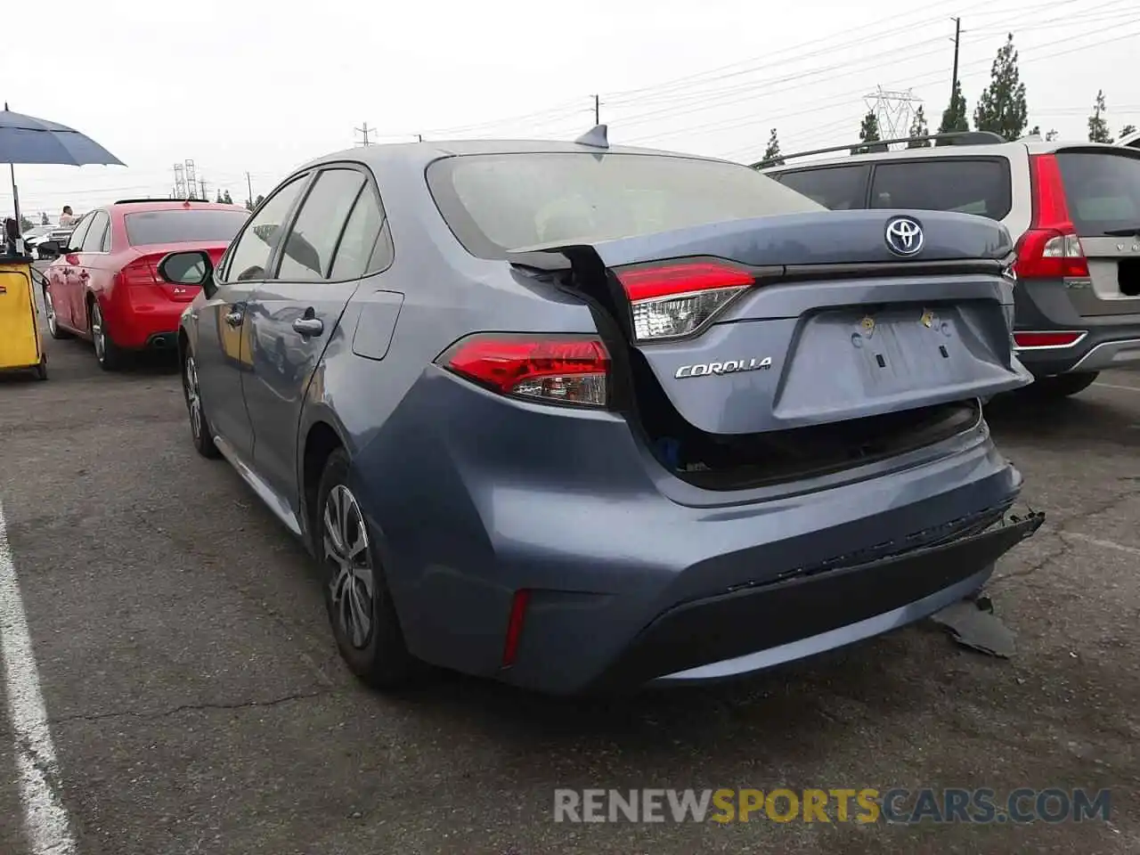 3 Photograph of a damaged car JTDEBRBE1LJ002867 TOYOTA COROLLA 2020