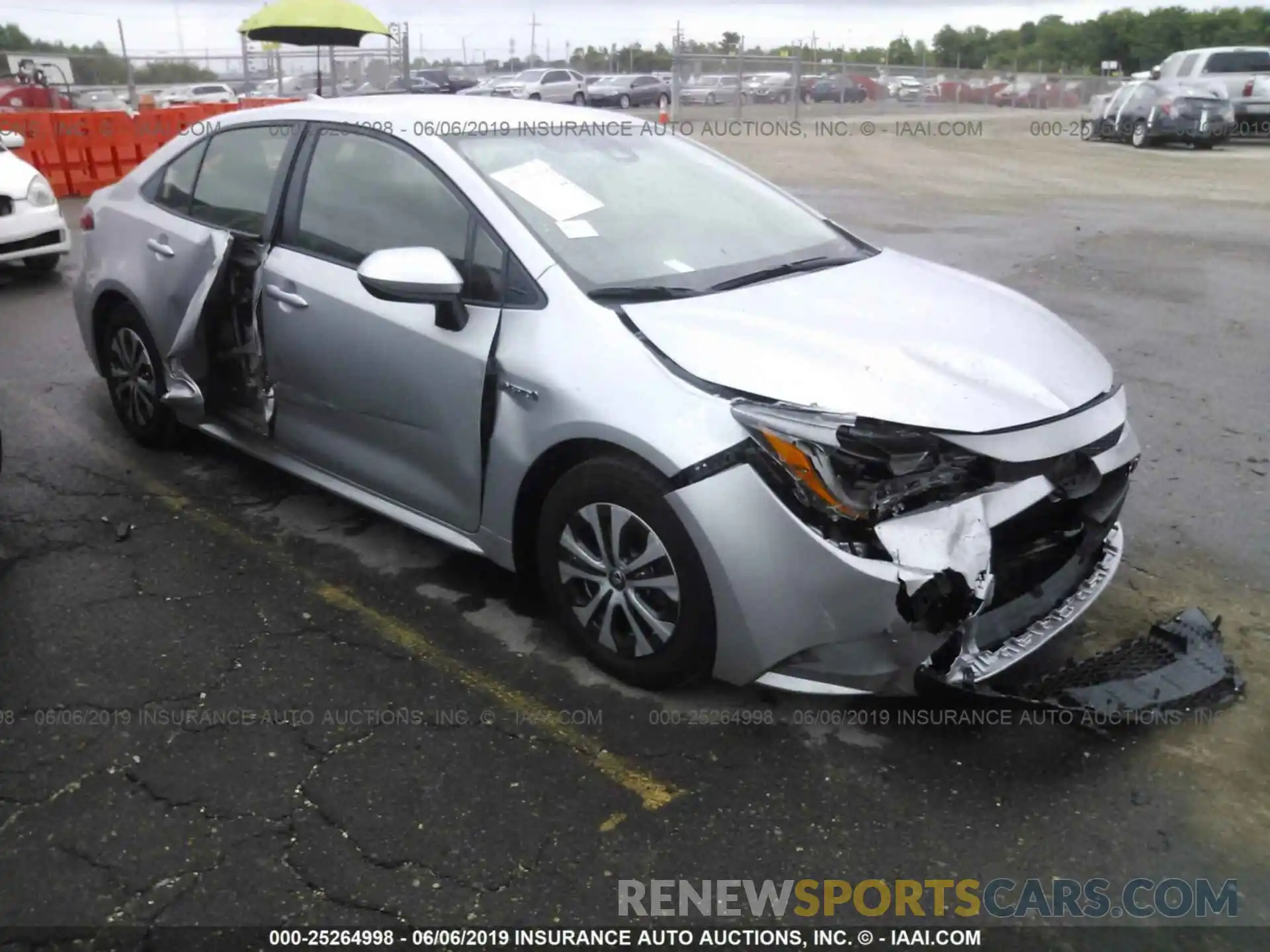 6 Photograph of a damaged car JTDEBRBE1LJ003131 TOYOTA COROLLA 2020