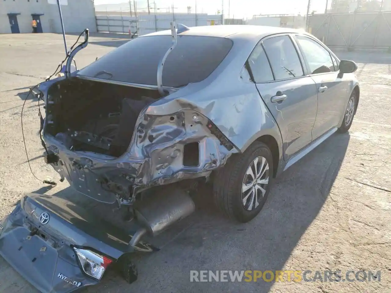 4 Photograph of a damaged car JTDEBRBE1LJ003419 TOYOTA COROLLA 2020