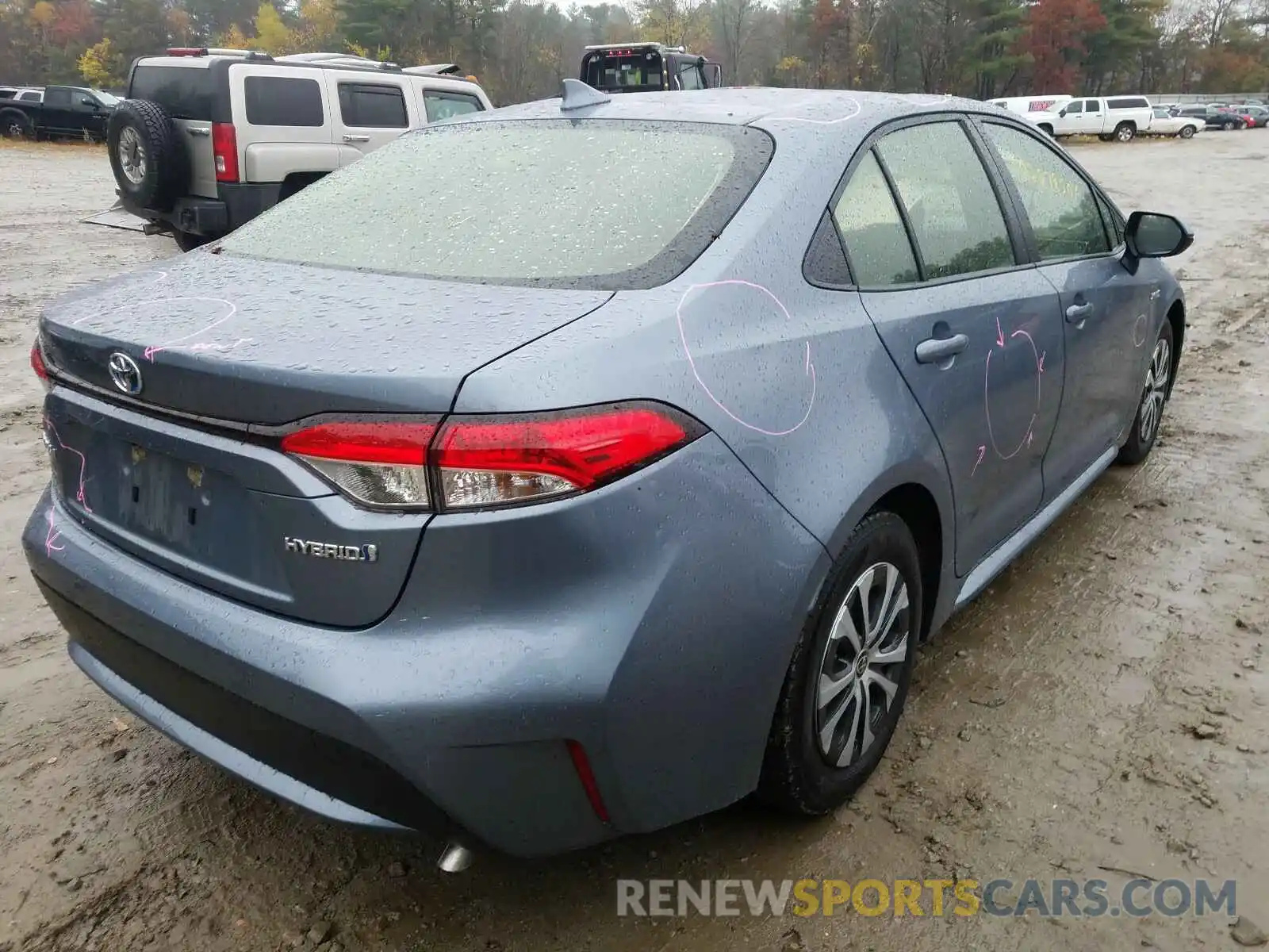 4 Photograph of a damaged car JTDEBRBE1LJ004182 TOYOTA COROLLA 2020