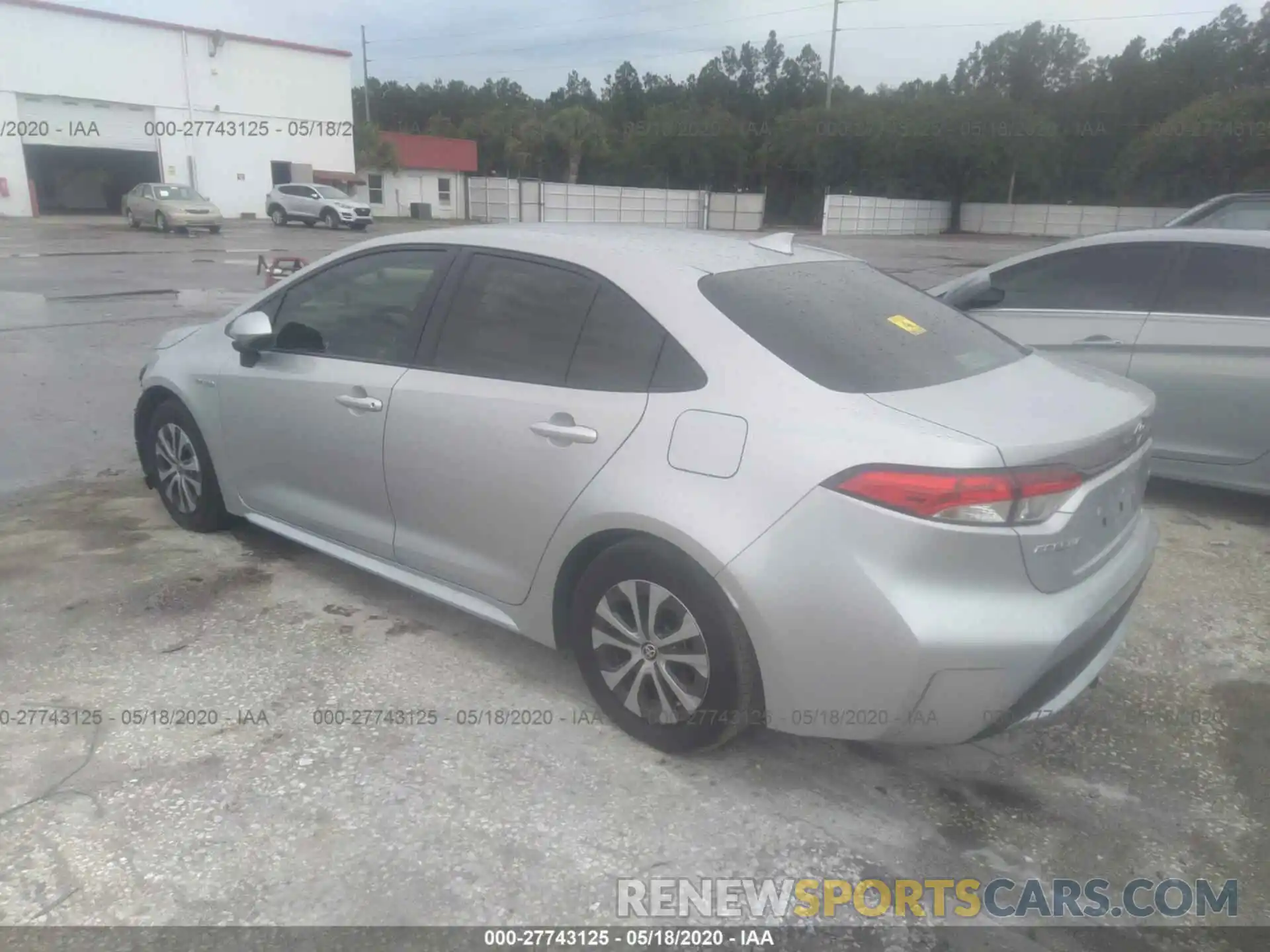 3 Photograph of a damaged car JTDEBRBE1LJ005963 TOYOTA COROLLA 2020