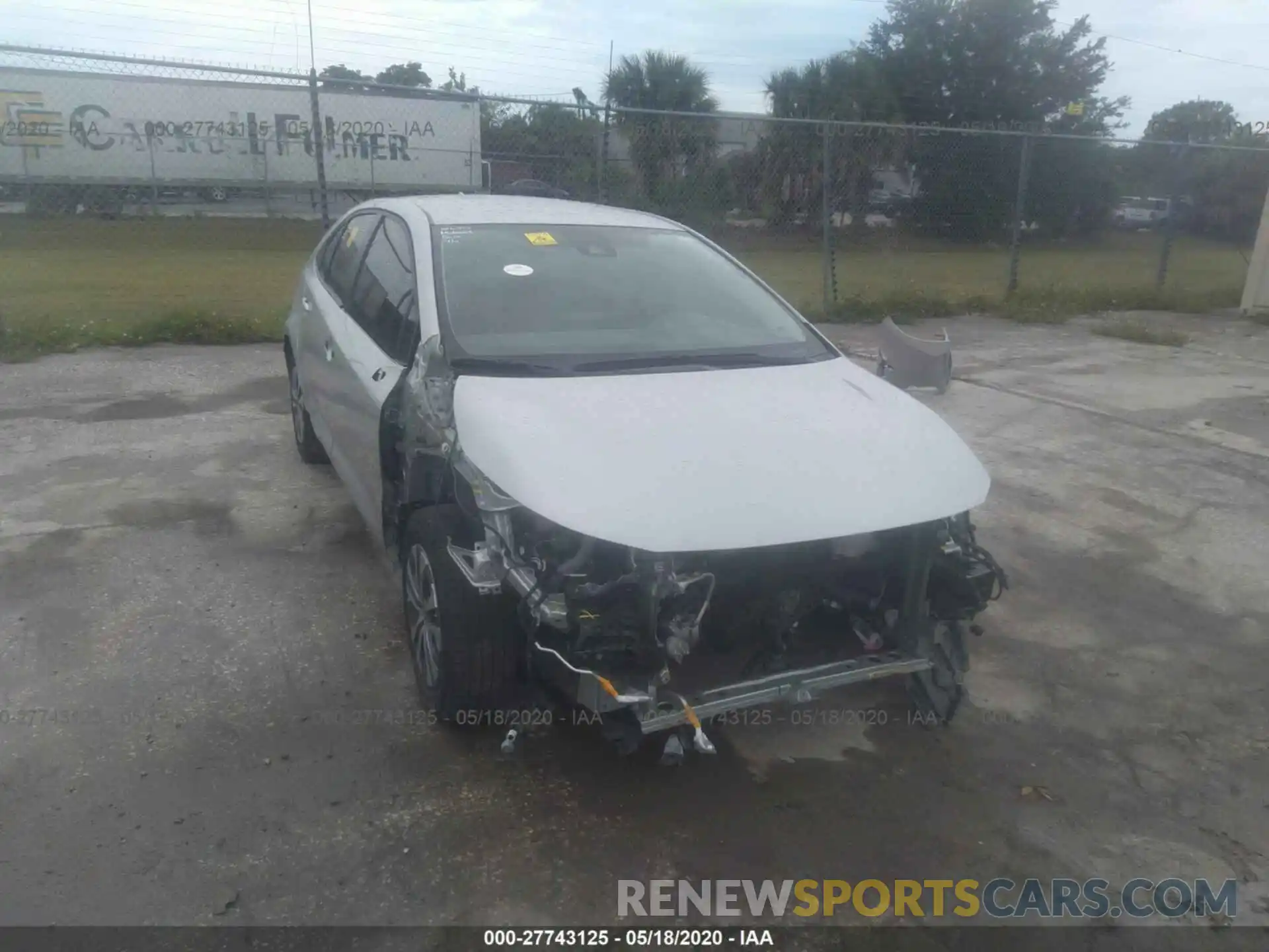 6 Photograph of a damaged car JTDEBRBE1LJ005963 TOYOTA COROLLA 2020