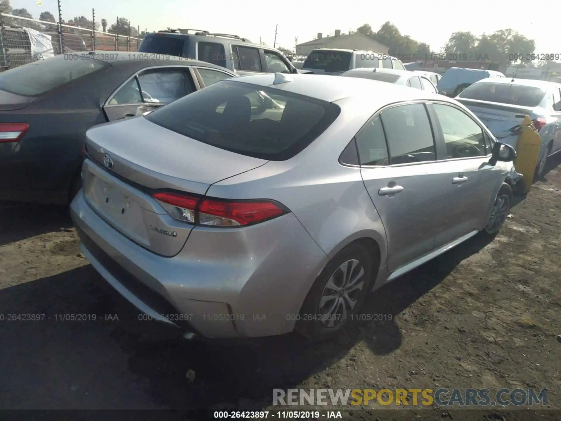 4 Photograph of a damaged car JTDEBRBE1LJ006210 TOYOTA COROLLA 2020