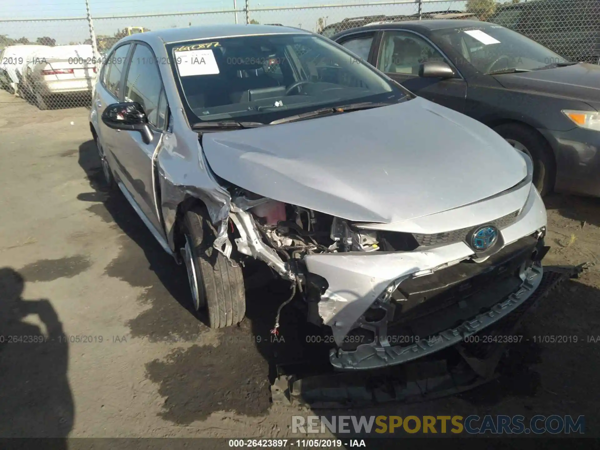 6 Photograph of a damaged car JTDEBRBE1LJ006210 TOYOTA COROLLA 2020