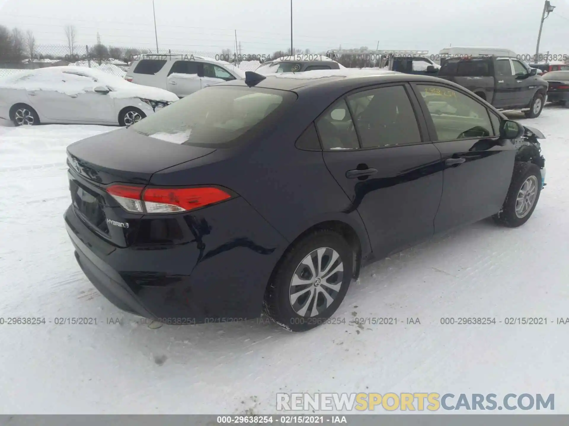 4 Photograph of a damaged car JTDEBRBE1LJ007812 TOYOTA COROLLA 2020