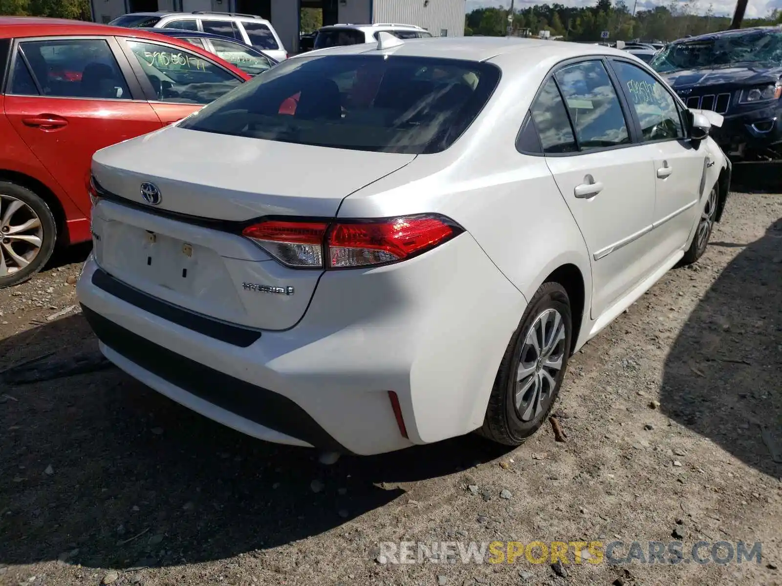 4 Photograph of a damaged car JTDEBRBE1LJ007860 TOYOTA COROLLA 2020