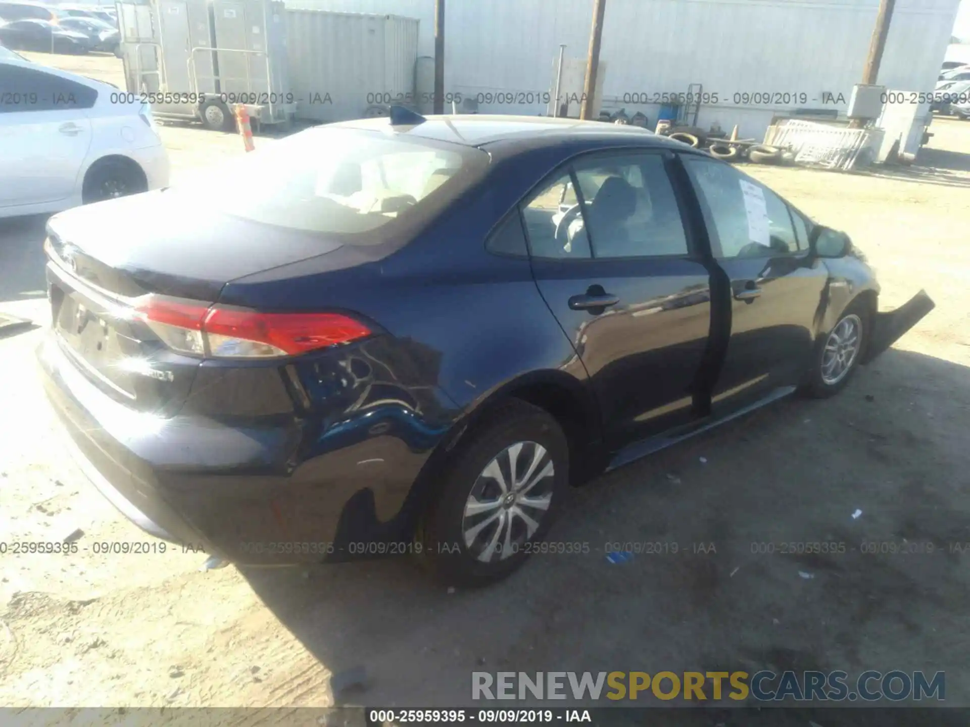 4 Photograph of a damaged car JTDEBRBE1LJ008362 TOYOTA COROLLA 2020