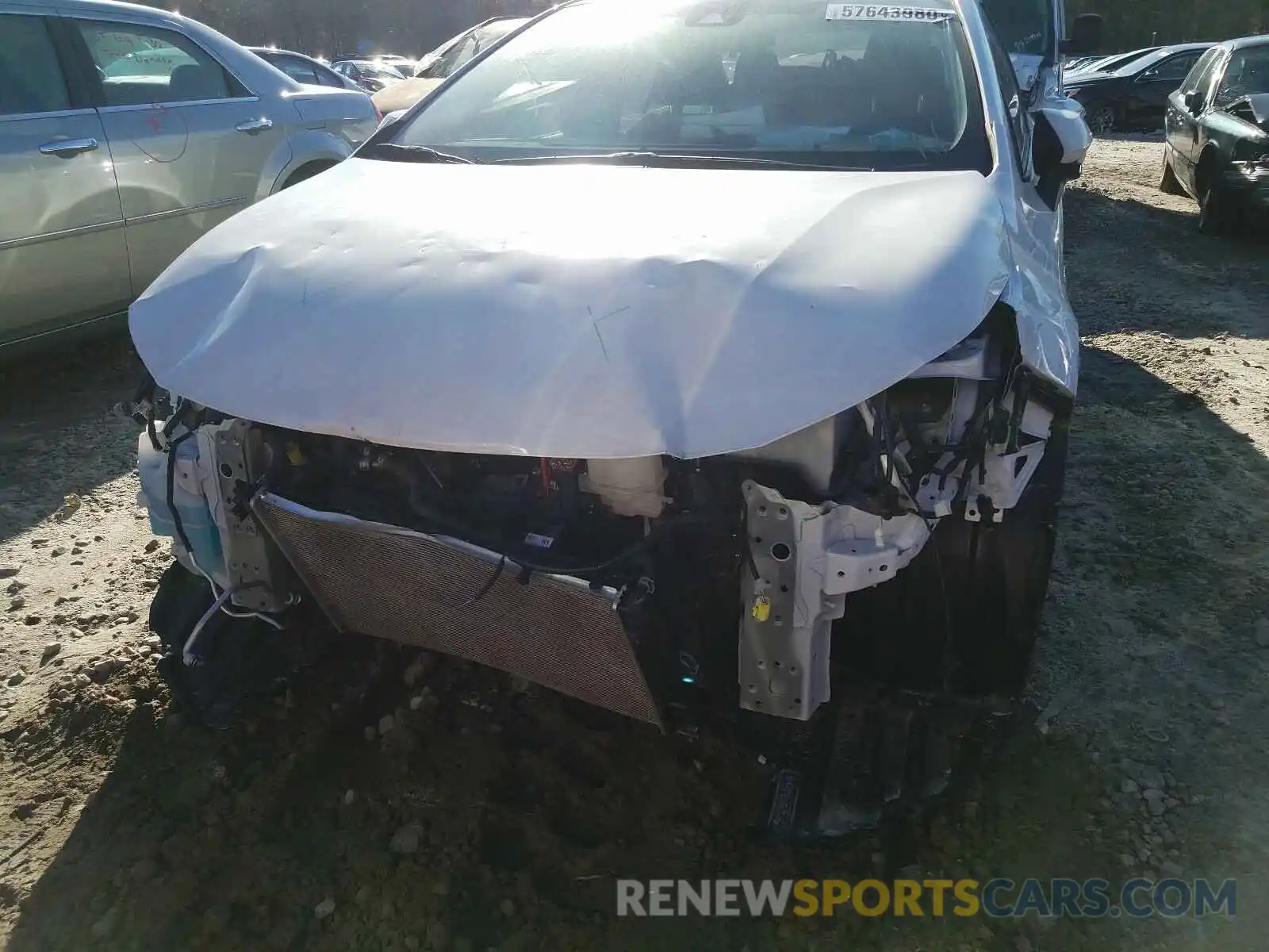 9 Photograph of a damaged car JTDEBRBE1LJ008975 TOYOTA COROLLA 2020