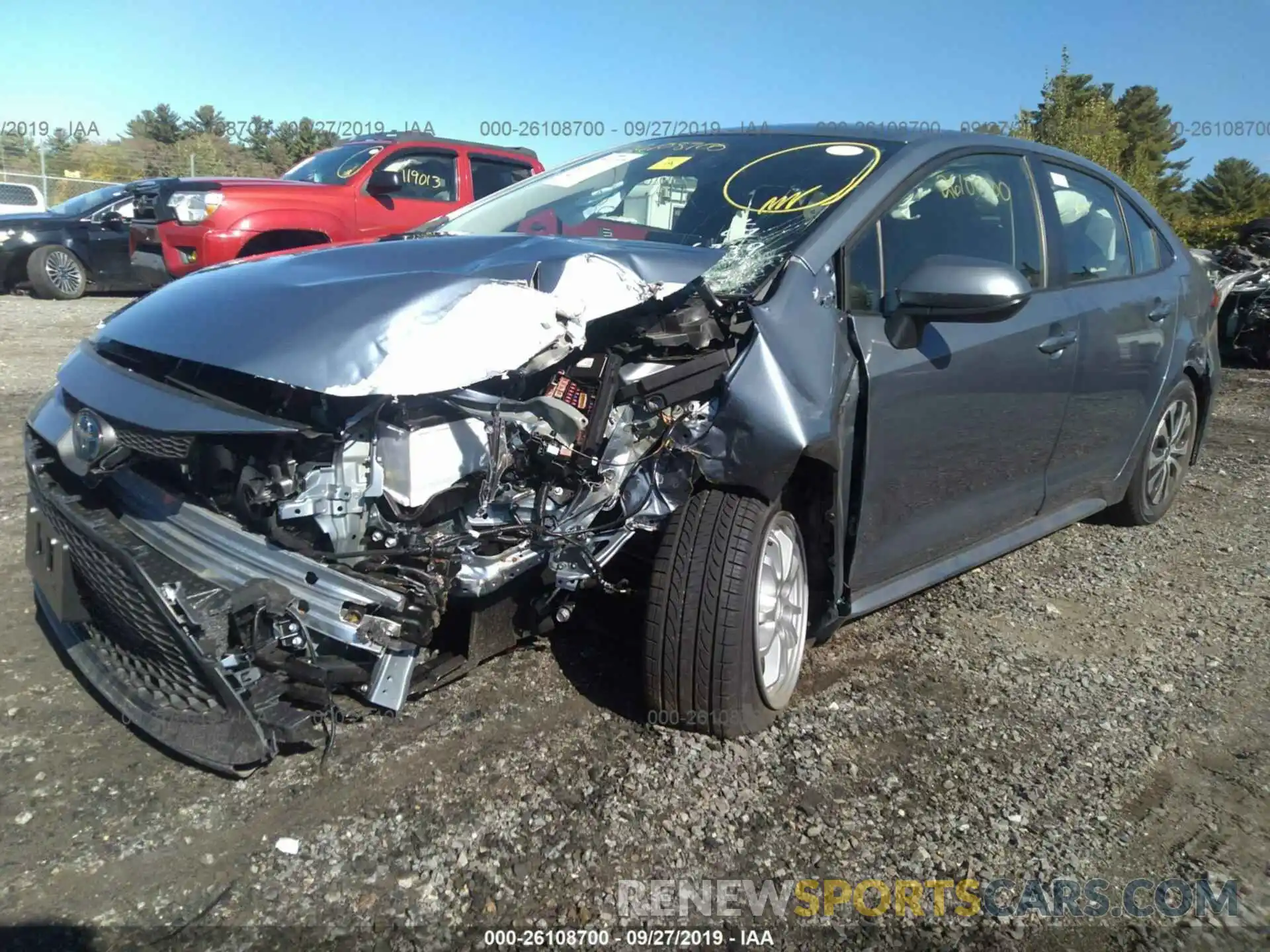 6 Photograph of a damaged car JTDEBRBE1LJ012198 TOYOTA COROLLA 2020