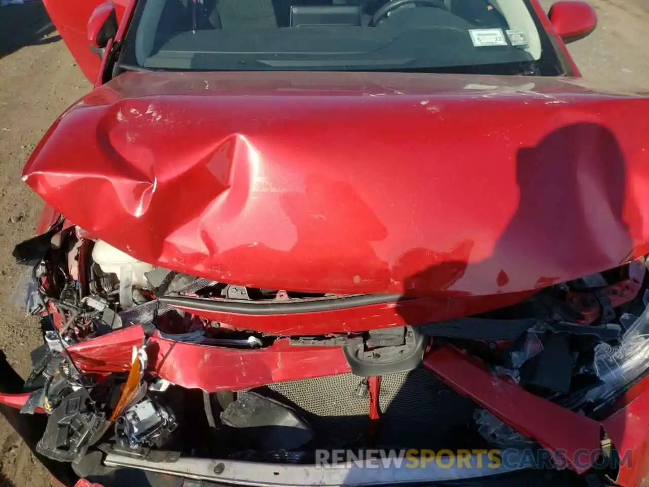 7 Photograph of a damaged car JTDEBRBE1LJ013433 TOYOTA COROLLA 2020