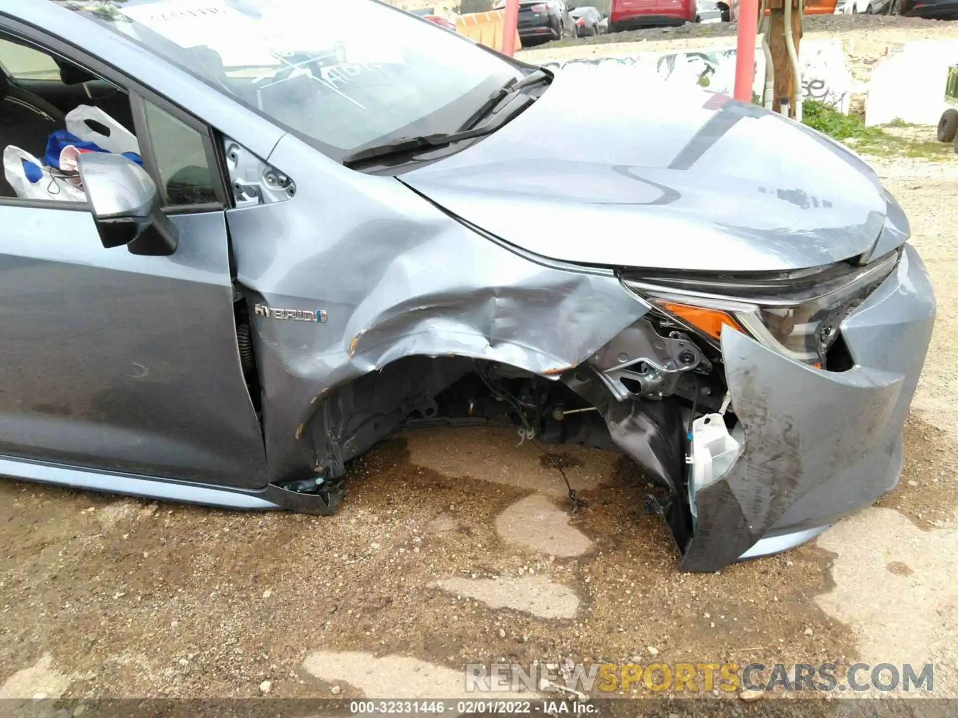 6 Photograph of a damaged car JTDEBRBE1LJ014596 TOYOTA COROLLA 2020