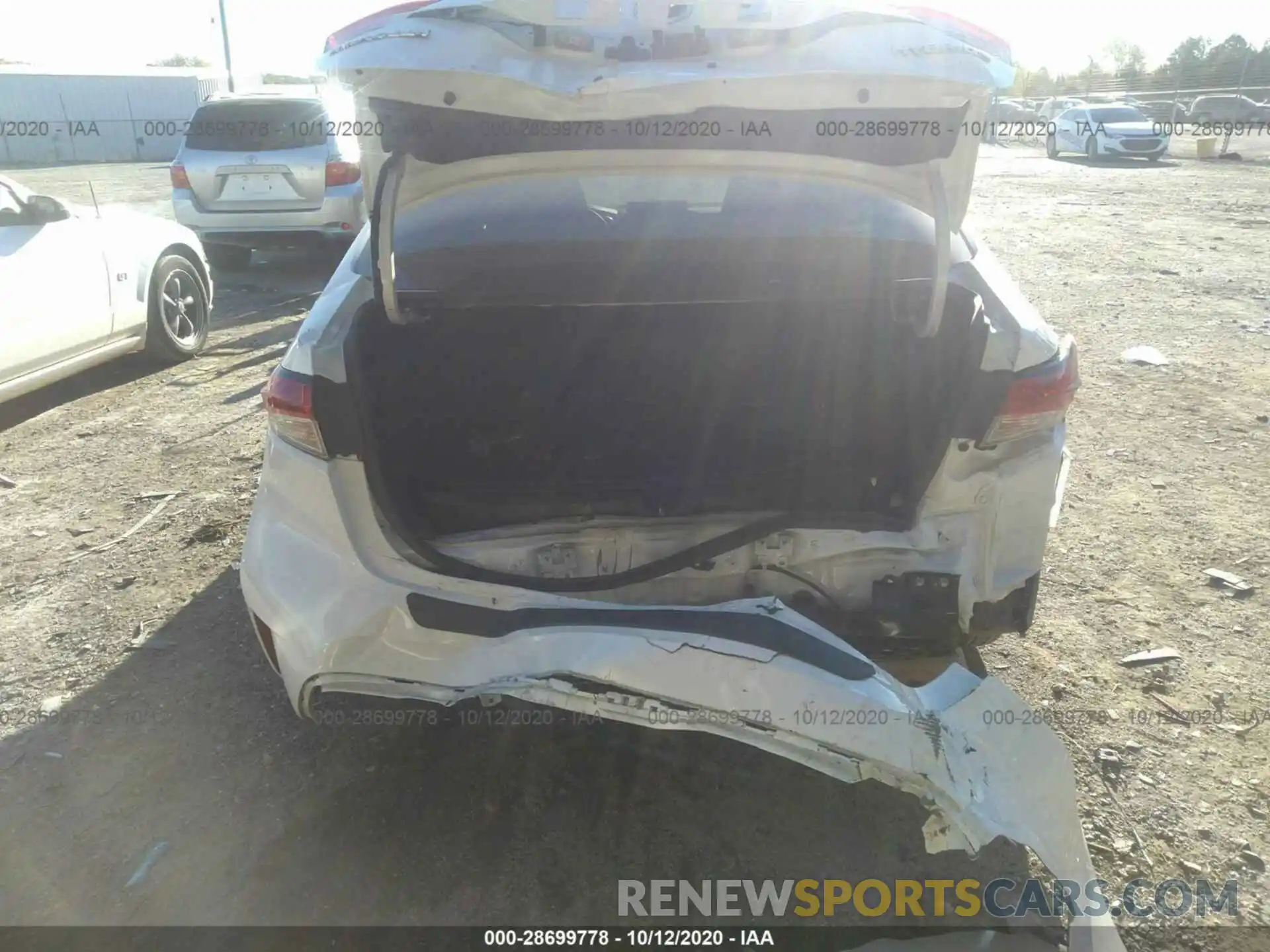 6 Photograph of a damaged car JTDEBRBE1LJ015148 TOYOTA COROLLA 2020