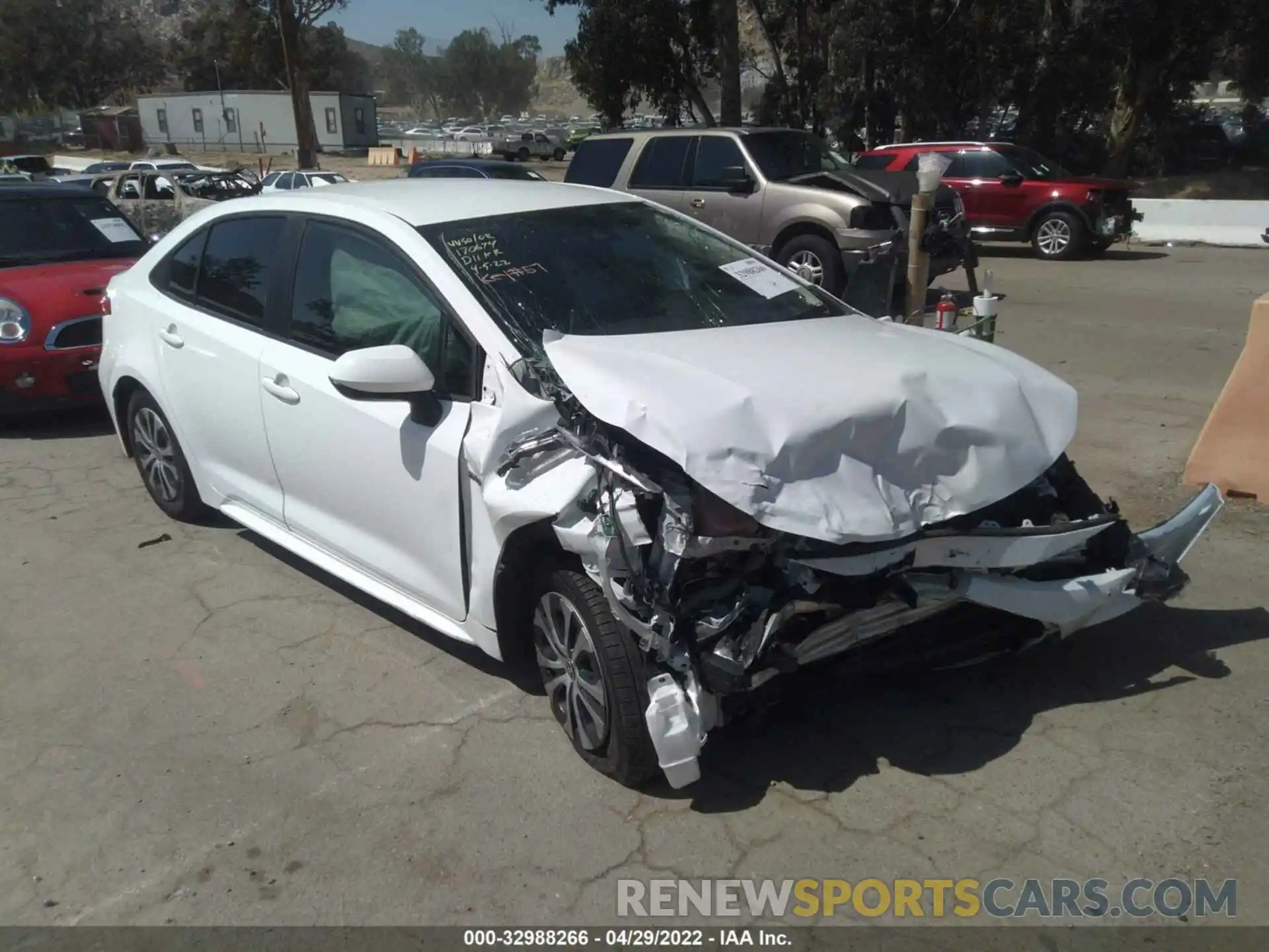 12 Photograph of a damaged car JTDEBRBE1LJ015201 TOYOTA COROLLA 2020