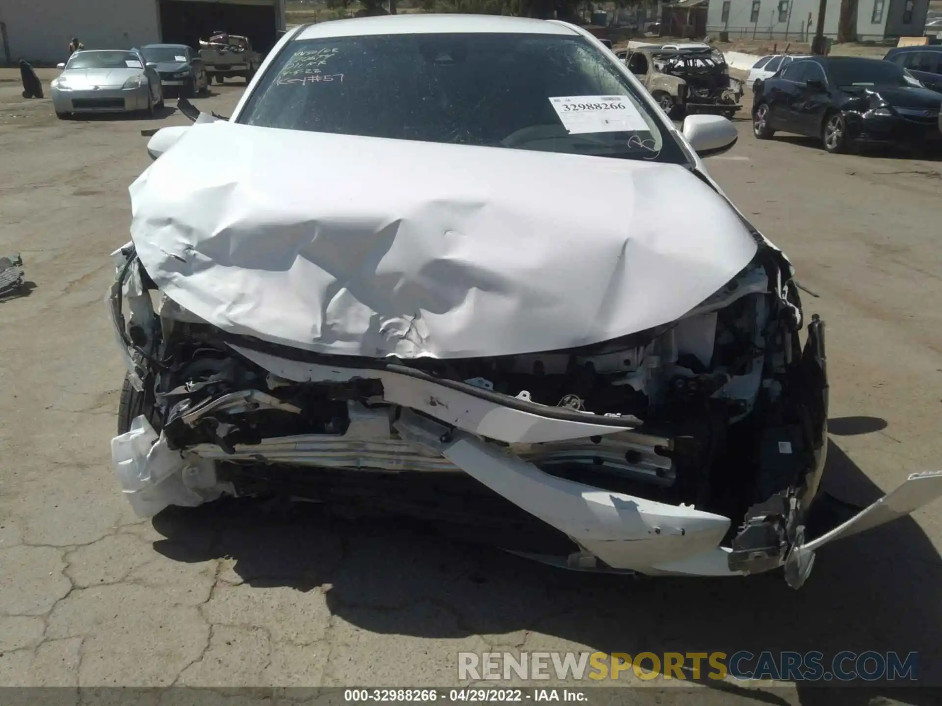 6 Photograph of a damaged car JTDEBRBE1LJ015201 TOYOTA COROLLA 2020