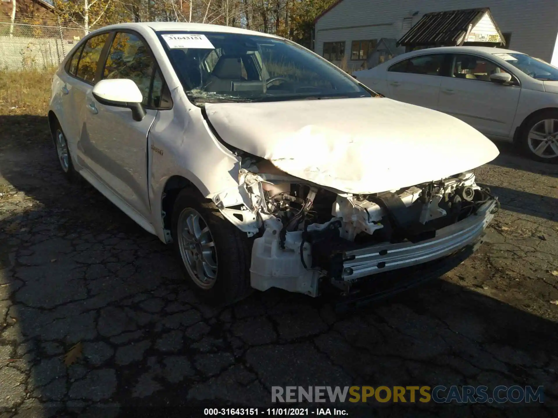 6 Photograph of a damaged car JTDEBRBE1LJ015215 TOYOTA COROLLA 2020