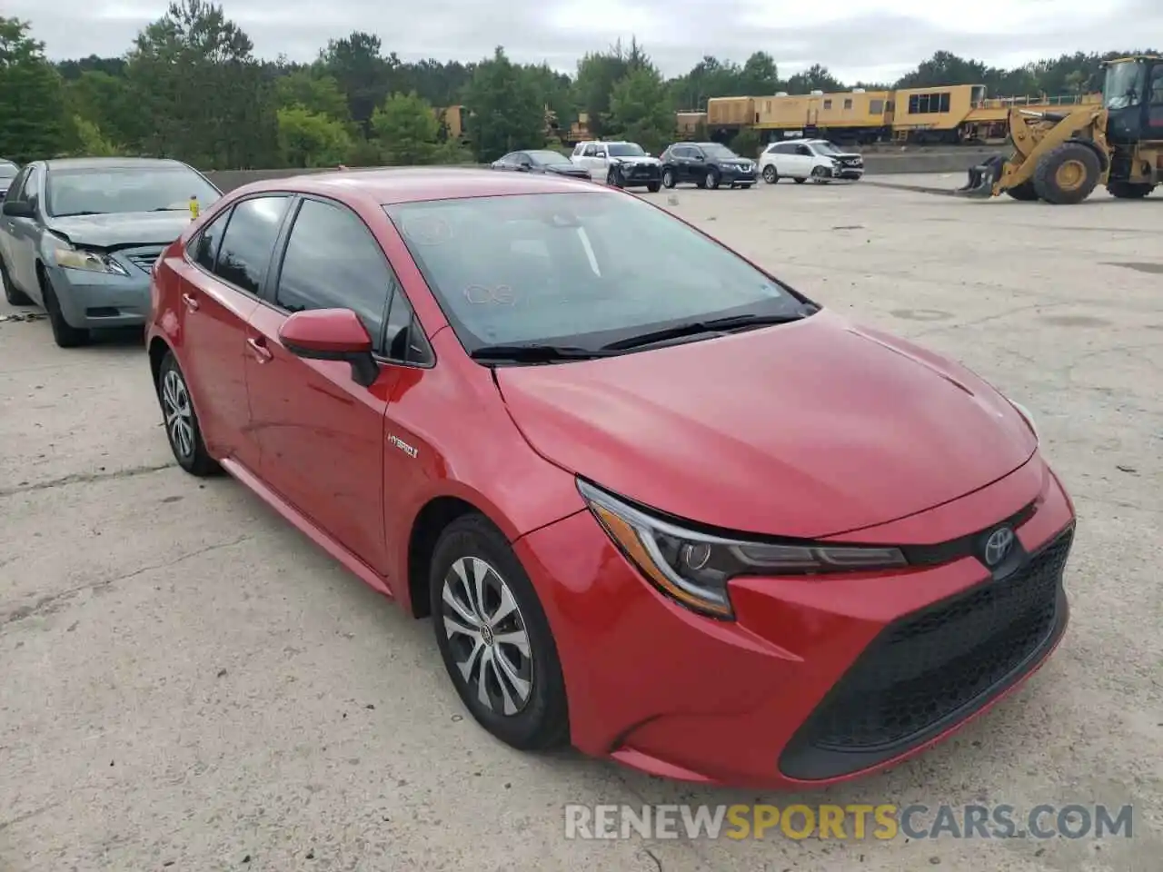 1 Photograph of a damaged car JTDEBRBE1LJ016168 TOYOTA COROLLA 2020