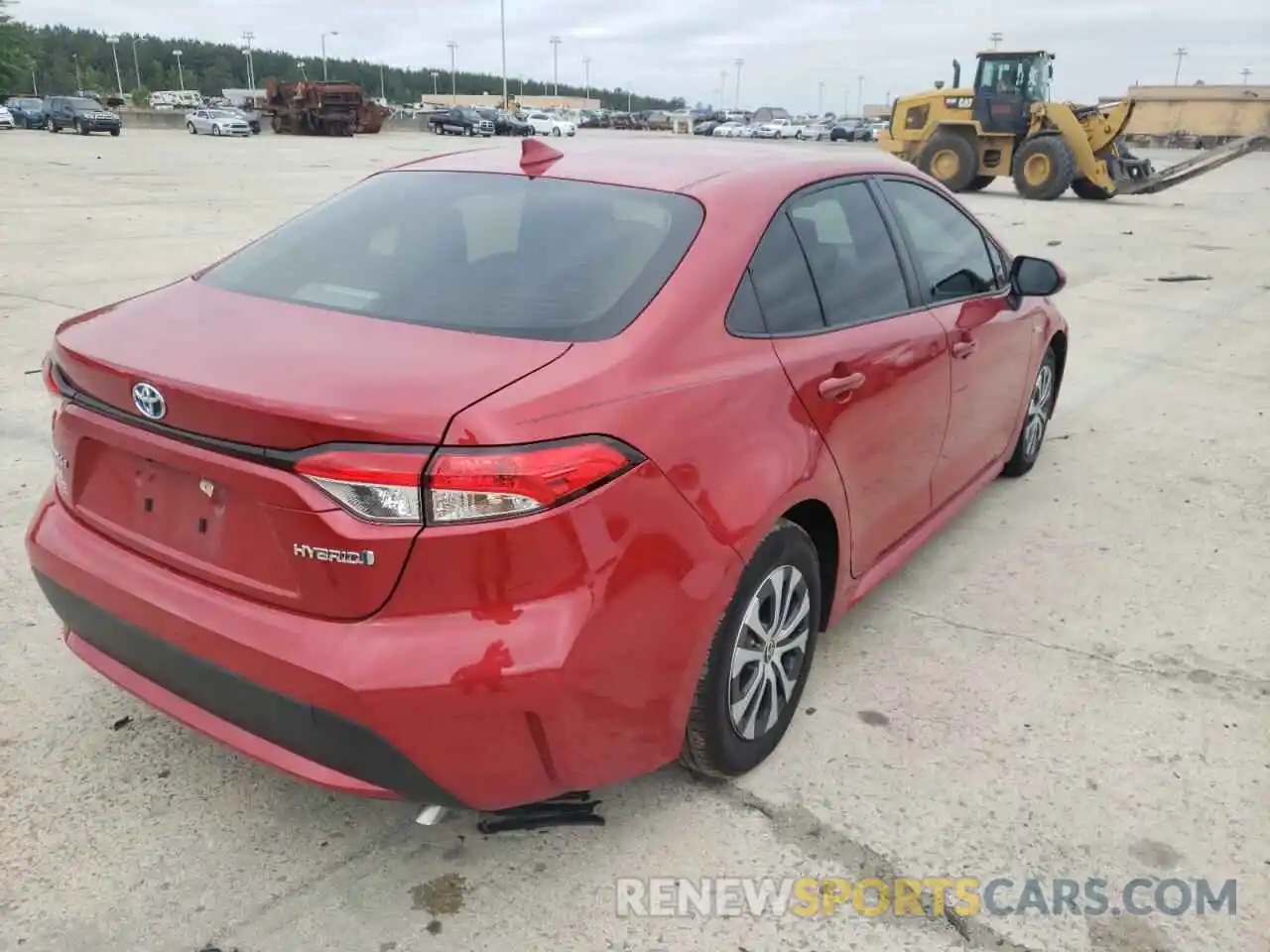 4 Photograph of a damaged car JTDEBRBE1LJ016168 TOYOTA COROLLA 2020