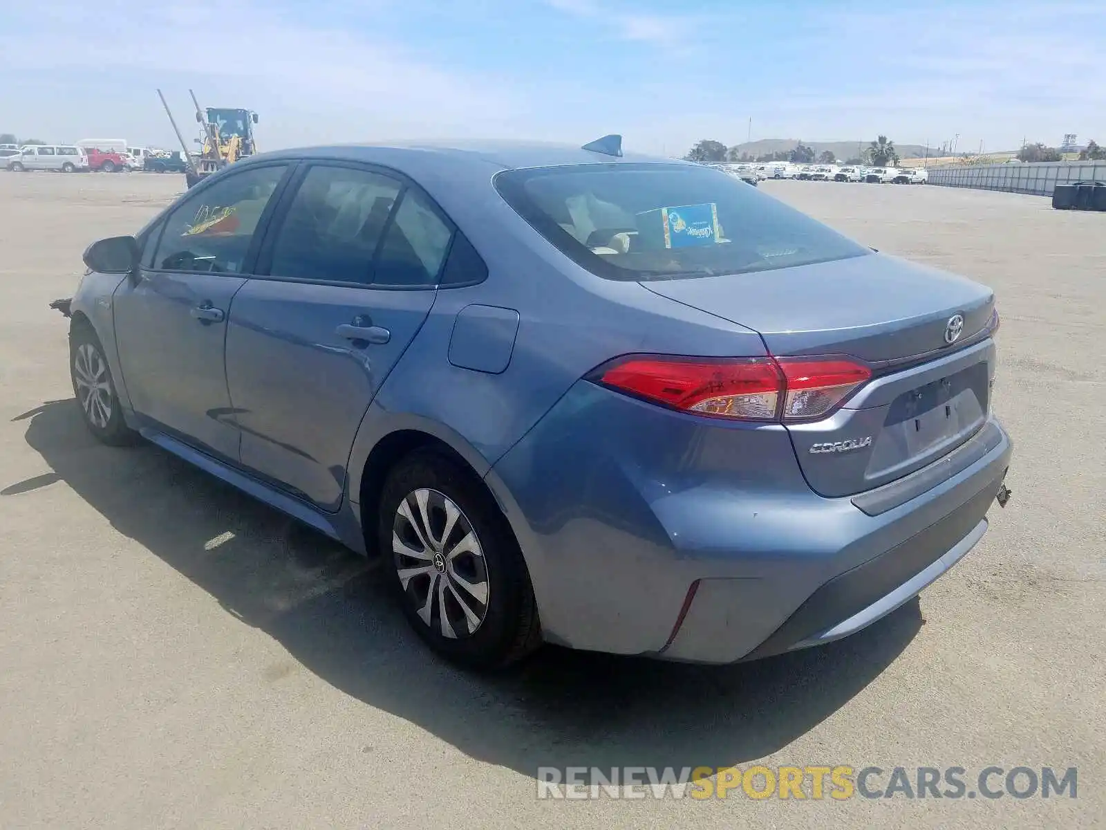 3 Photograph of a damaged car JTDEBRBE1LJ016509 TOYOTA COROLLA 2020