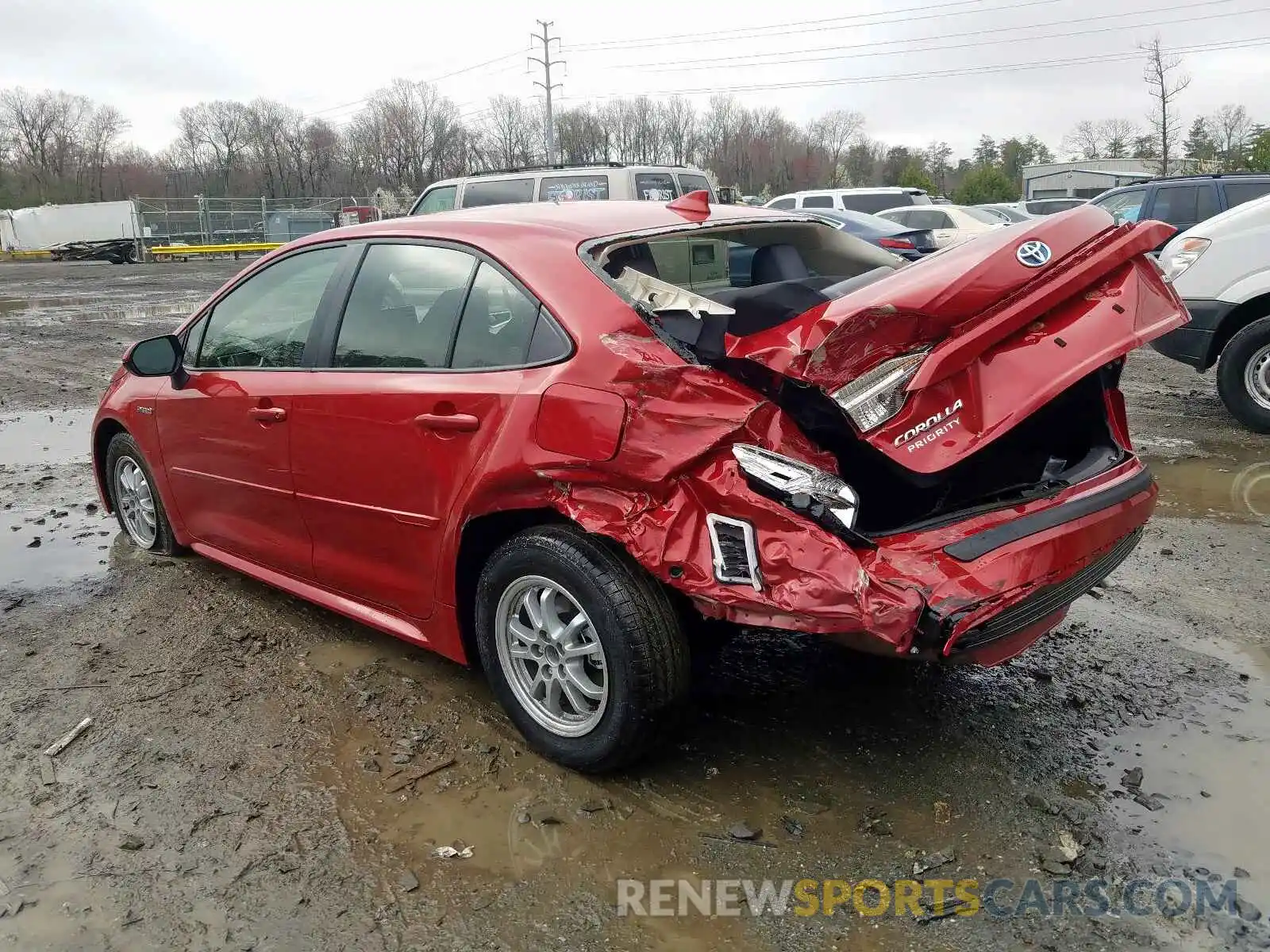 3 Photograph of a damaged car JTDEBRBE1LJ018311 TOYOTA COROLLA 2020