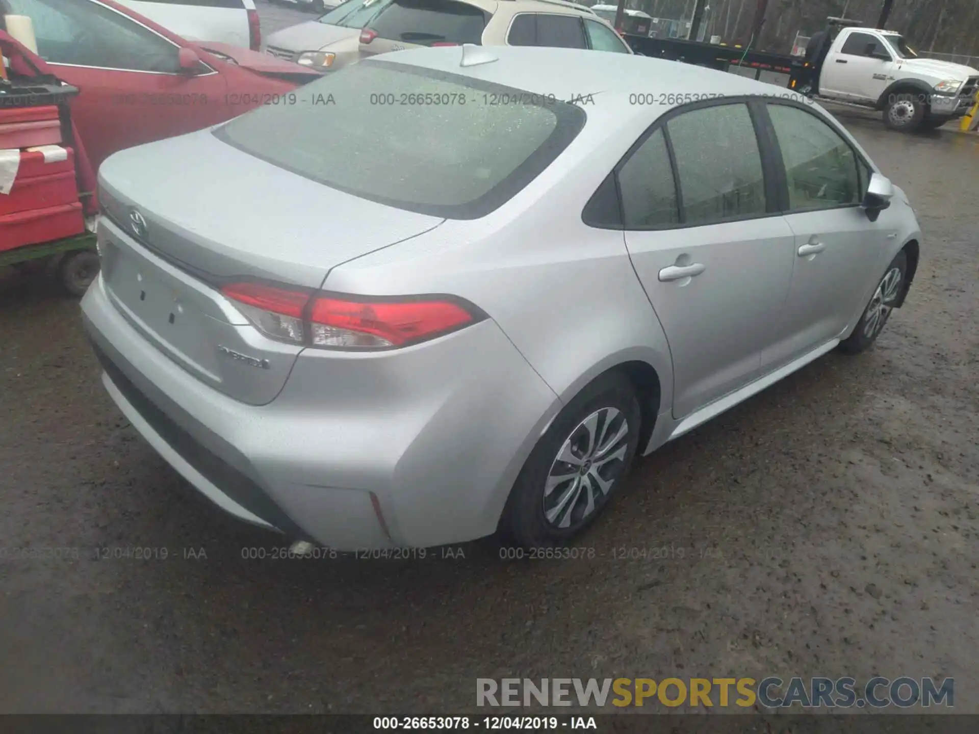 4 Photograph of a damaged car JTDEBRBE1LJ019331 TOYOTA COROLLA 2020