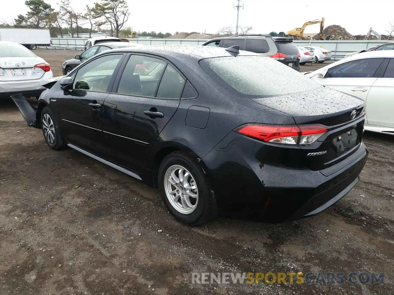 3 Photograph of a damaged car JTDEBRBE1LJ021855 TOYOTA COROLLA 2020