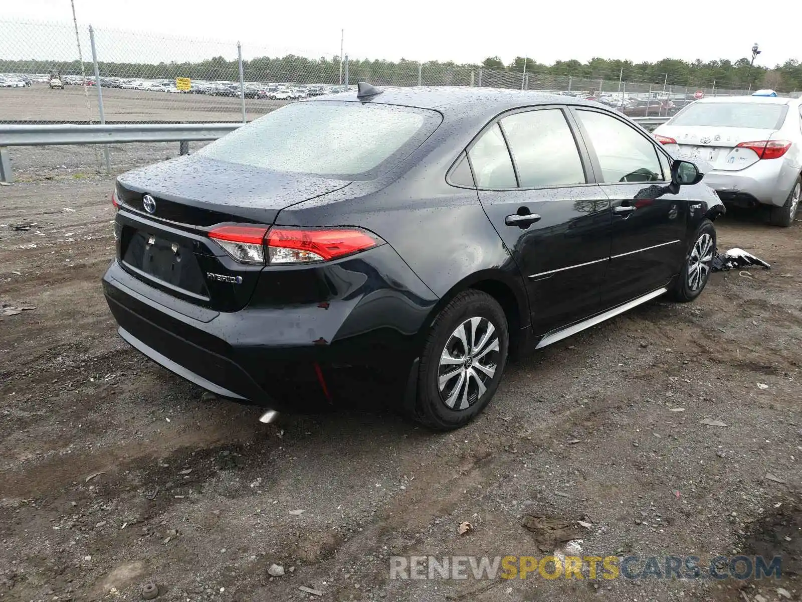 4 Photograph of a damaged car JTDEBRBE1LJ021855 TOYOTA COROLLA 2020