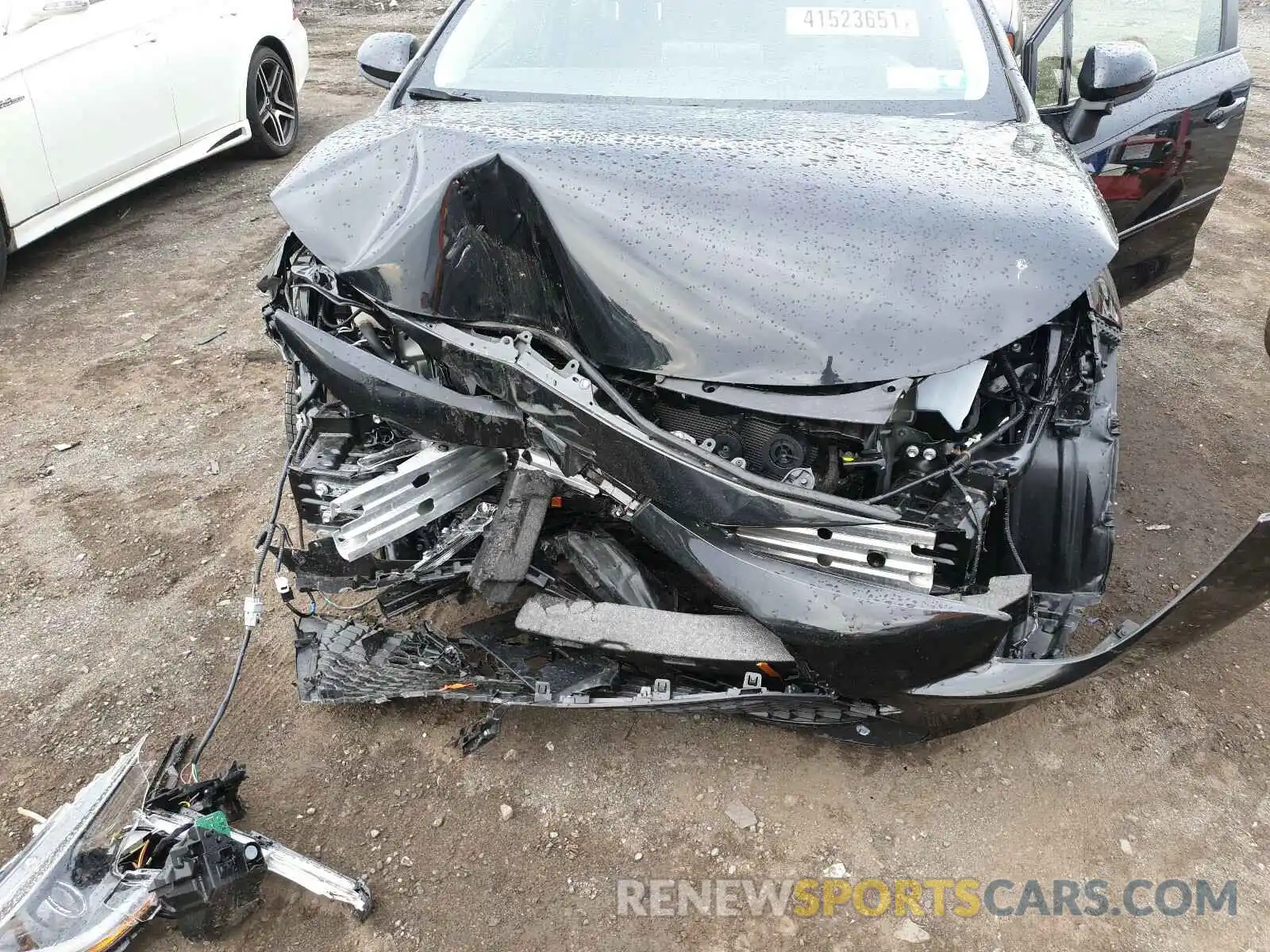 7 Photograph of a damaged car JTDEBRBE1LJ021855 TOYOTA COROLLA 2020