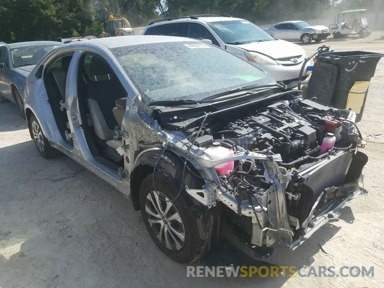 1 Photograph of a damaged car JTDEBRBE1LJ022150 TOYOTA COROLLA 2020