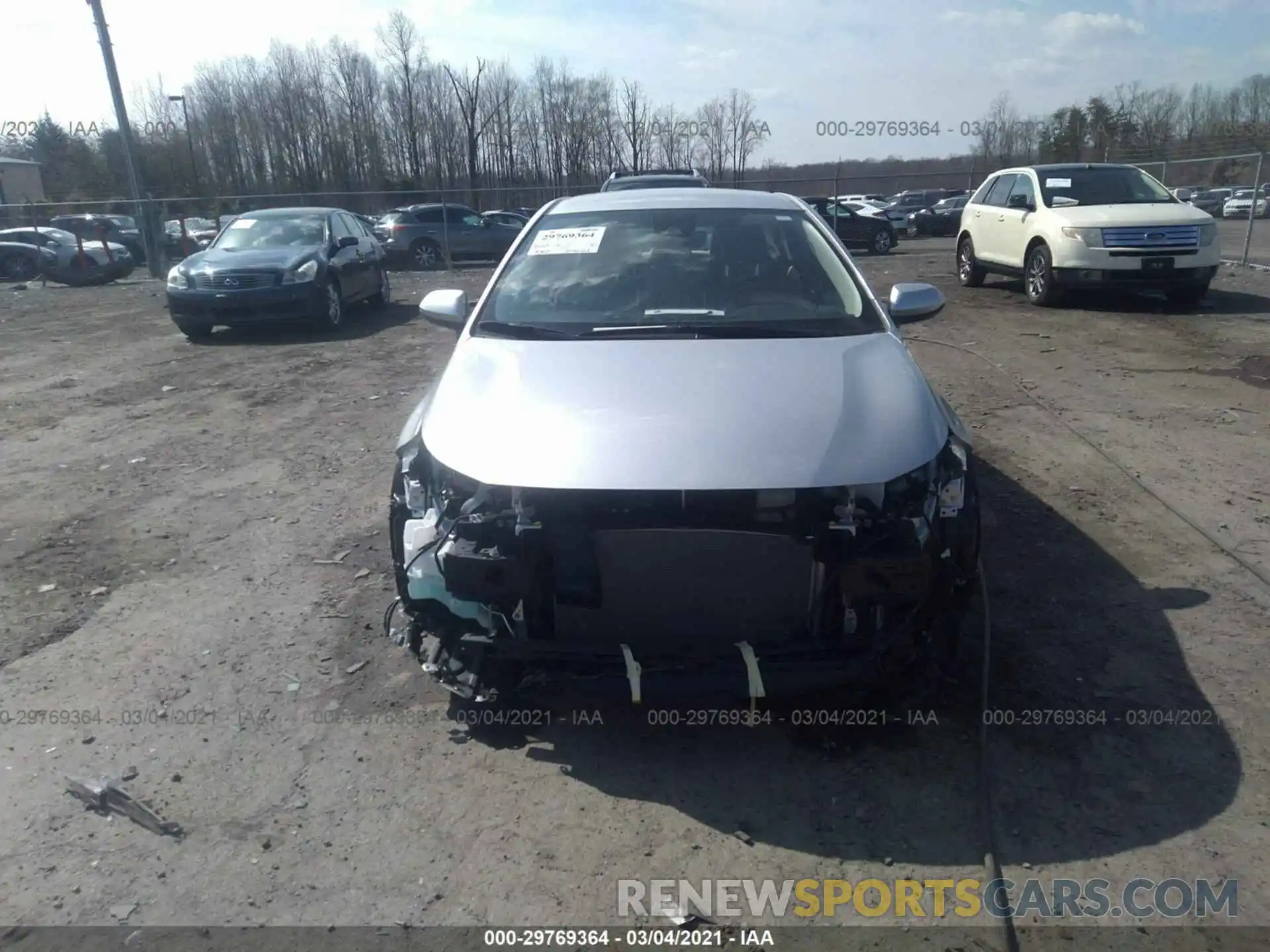 6 Photograph of a damaged car JTDEBRBE1LJ022522 TOYOTA COROLLA 2020