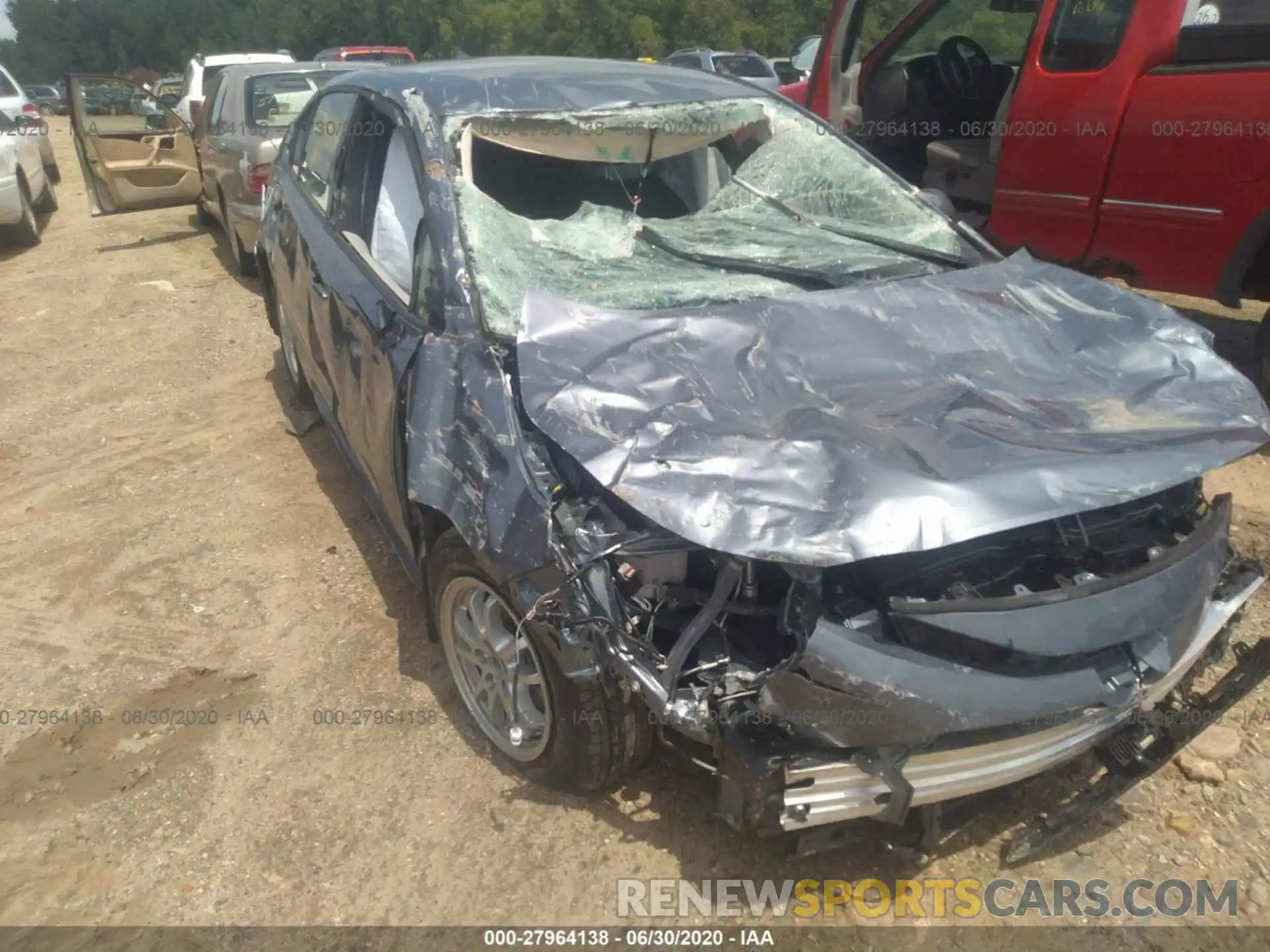 6 Photograph of a damaged car JTDEBRBE1LJ023461 TOYOTA COROLLA 2020