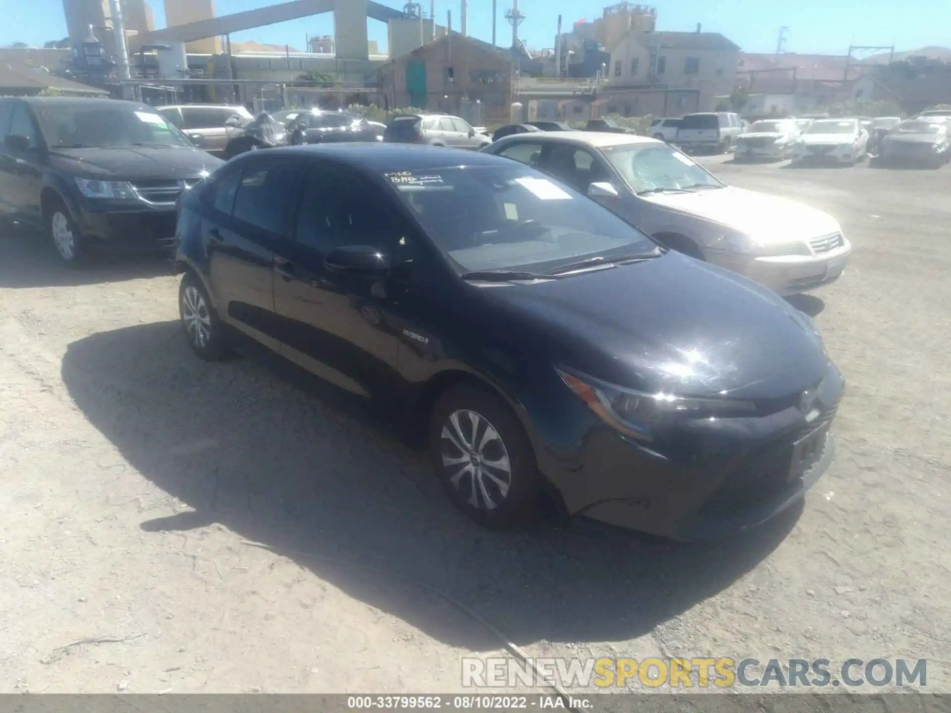 1 Photograph of a damaged car JTDEBRBE1LJ023718 TOYOTA COROLLA 2020