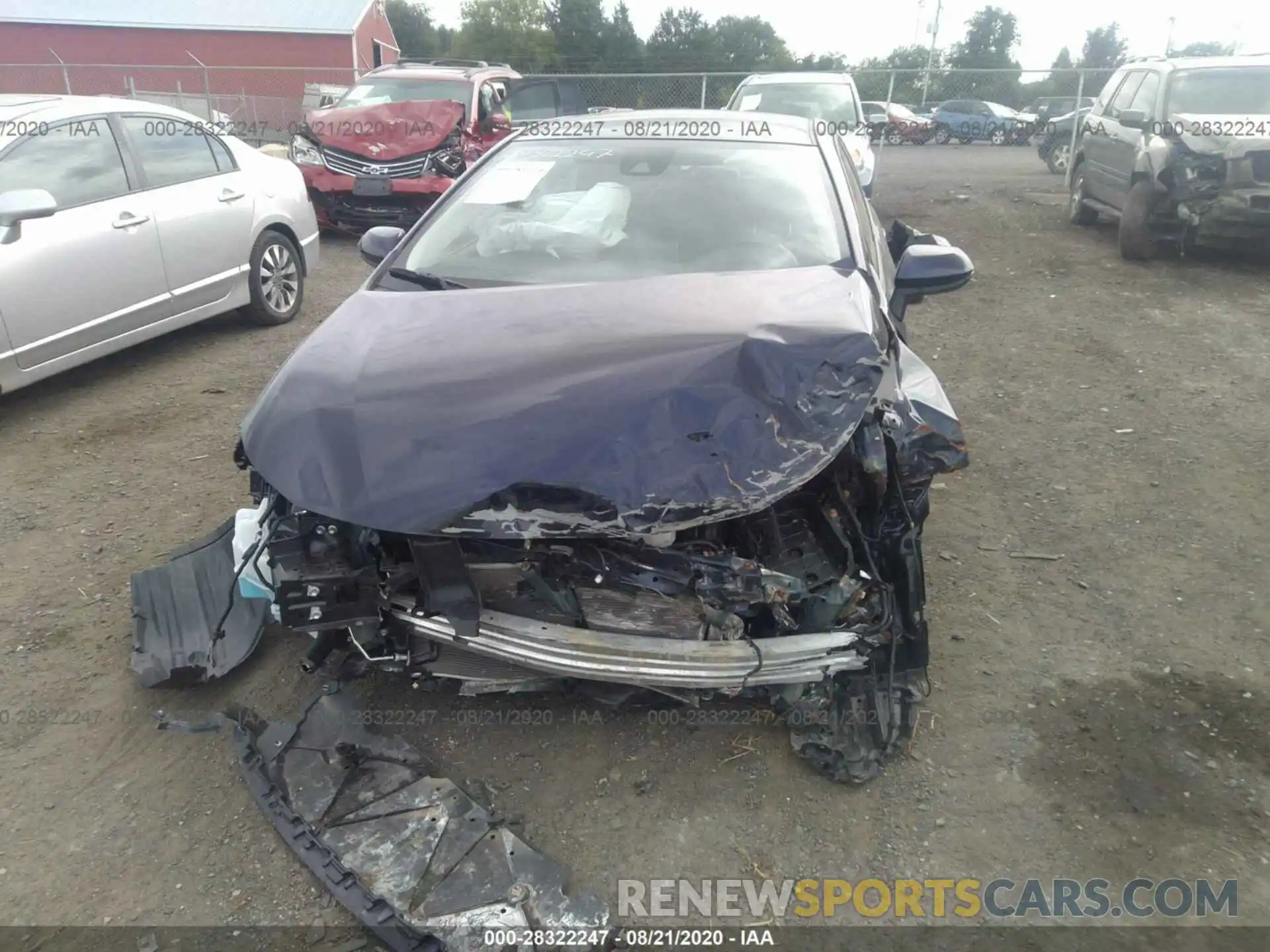 6 Photograph of a damaged car JTDEBRBE1LJ023752 TOYOTA COROLLA 2020